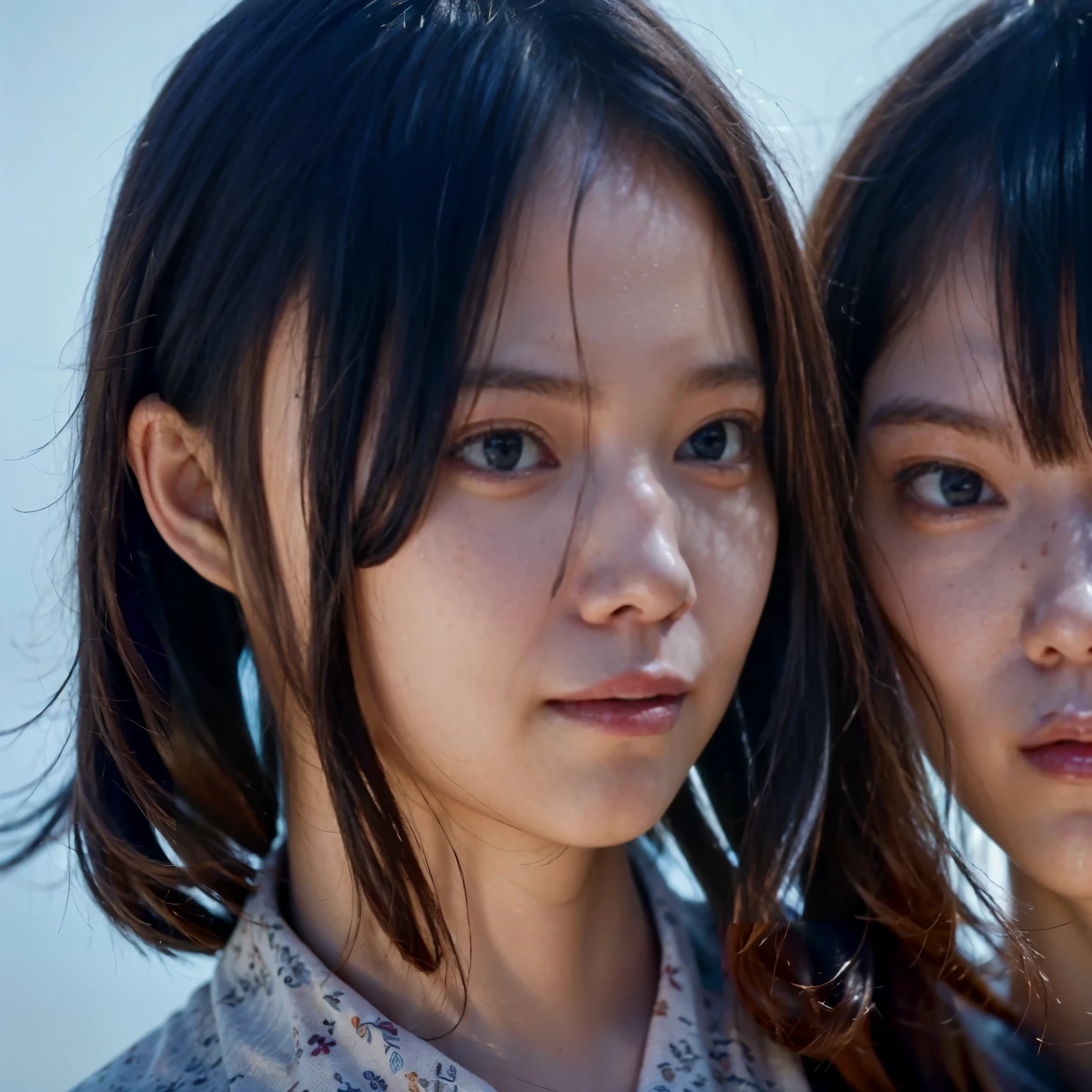 Base Prompt:
"A professional photo studio portrait of identical twin sisters, shot against a simple solid-color background. High-detail facial expressions, capturing subtle emotions and nuances. Ultra-realistic lighting and texture. Shot with a high-resolution camera for maximum clarity."
There、It is a shape that combines each specified style and divides it into 30 patterns。for example:
Fast Fashion Style:
"A professional photo studio portrait of identical twin sisters in trendy fast fashion outfits, shot against a simple solid-color background. High-detail facial expressions, capturing subtle emotions and nuances. Ultra-realistic lighting and texture. Shot with a high-resolution camera for maximum clarity."