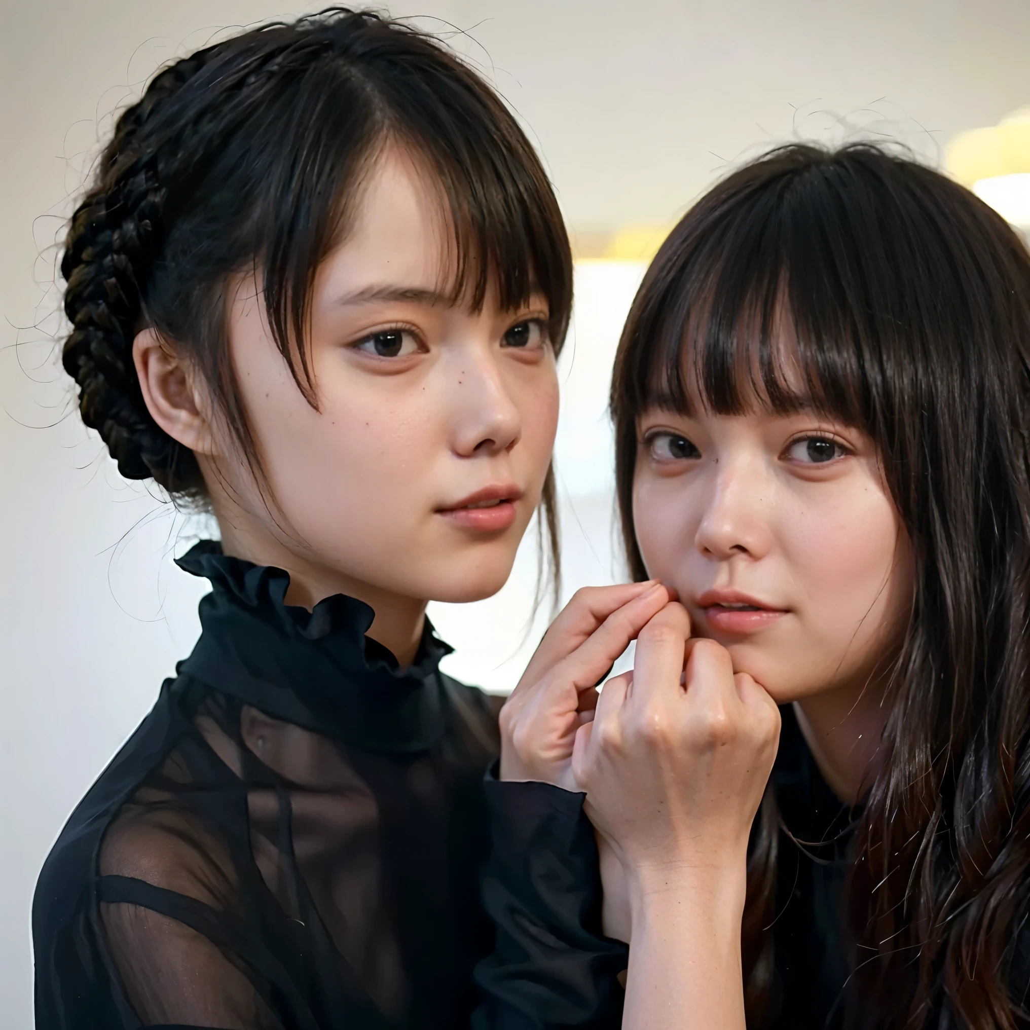 Base Prompt:
"A professional photo studio portrait of identical twin sisters, shot against a simple solid-color background. High-detail facial expressions, capturing subtle emotions and nuances. Ultra-realistic lighting and texture. Shot with a high-resolution camera for maximum clarity."

There、It is a shape that combines each specified style and divides it into 30 patterns。for example：

    Fast Fashion Style:
    "A professional photo studio portrait of identical twin sisters in trendy fast fashion outfits, shot against a simple solid-color background. High-detail facial expressions, capturing subtle emotions and nuances. Ultra-realistic lighting and texture. Shot with a high-resolution camera for maximum clarity."