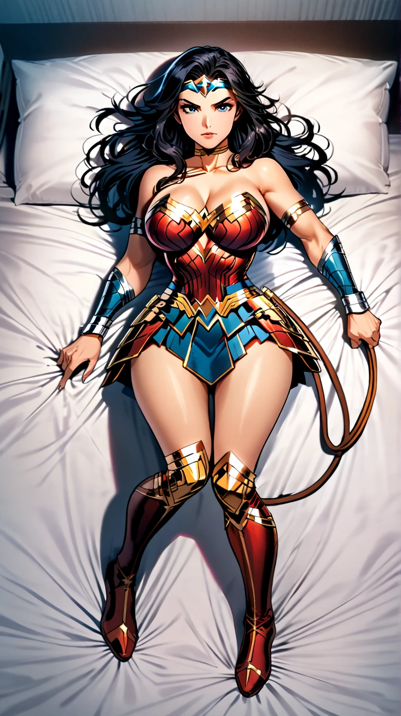 (Premium quality, high resolution, 8k, Masterpiece: 1.2), (Realistic, photorealistic: 1.3), High refractive index: 1.2, Film grain, Bokeh blur: 1.2,1 girl, (Vivid color: 1.2), (Delicate), ((Scary, tears flowing, amazed))), ((Supergirl tied with cotton ropes doggy style lying on her side in a box, Wrists and ankles tied, Short black curly hair, NSFW Supergirl in Doggy style in a box)), (curled up, From the side, from above, arms linked, arms behind), ( ((Headband))), (Mouth wide open, tongue), Akkanbe, Short twin tails, very detailed double Braids, blonde highlights, Hair accessories, Big breasts, (Girl's gift box), full body, limbs bound by cotton rope slavery, In the box, Bandages, Presents, Gold ribbons, Look at the viewer, blush, TOYS, Garter belt, Christmas, Gift box, Cuffs tied with cotton ropes, cotton rope bondage, Thick cream, Bridle, drool, by lee jeffries nikon d850 film stock photograph 4 kodak portra 400 camera f1.6 lens rich colors hyper realistic lifelike texture dramatic lighting unrealengine trending on artstation cinestill 800 tungsten, (golden eyes, smiling:1.195)
