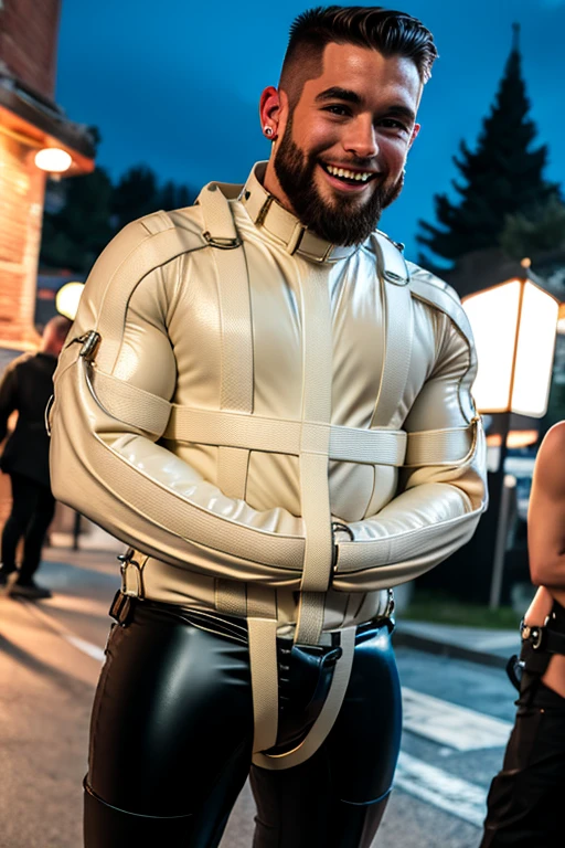 muscular man with a big butt and small waist in a tight-fitting suit, Big ass man, man with corset, man with hourglass body, man with waist AND BIG ASS, MAN IN LINGERIE AND TIGHTS