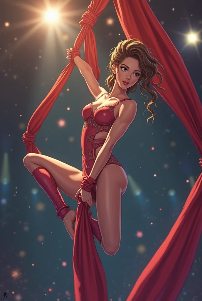 1 girl in a swimsuit, beautiful detailed eyes, beautiful detailed lips, extremely detailed face, long eyelashes, large breasts, large buttocks, on a swing, intricate details, photorealistic, hyper detailed, 8k, vibrant colors, dramatic lighting, cinematic composition, elegant, gra
