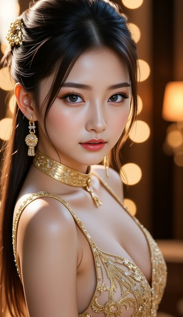 high quality work,realistic work,super premium graphics,8K HD CG works,high quality graphics,High-definition and precise CG work,10x pixels,super fine details:1.1,Advanced technical details:1.1 realistic photo effects,indoor lighting effects:1.5,natural soft light:1.5. light effect(virtual light effect:1.8),ultra high resolution,shining dress,thin long hair,silver hair,transparent hair,High-definition hair(fine hair details:1.1)clear eyes,Double eyelids look beautiful,sharp eye makeup, Create exquisite eyelash makeup, thin eyebrows, highly detailed eyes,high nose, nice red lips, rosy cheeks, Her face has delicate makeup , cute face, The face shape is perfectly proportioned,(Advanced facial details:1.1) Masterpiece photo captures the essence of a dream experienced by an amazing young white woman NSFW, perfect beautiful detailed face, realistic skin pores, 鋭くclear eyes, (Breast flick), sheer dress, All around her are tendrils of smoke that transform into surreal butterflies., In a dream, she、鮮やかな色と超現実的な要素で満たされた幻想的なWind景の中にいることに気づきます。, The atmosphere is dreamy and ethereal, A soft light illuminates the scene, Young women are depicted as radiant and confident, Surrounded by symbols of her aspirations and inner strength, The overall atmosphere of the image should evoke a sense of wonder, Authorization, and endless possibilities, complex lighting, rim light, (Wind:1.3), ,women's works,dress full body video,realism,amazing cleavage,My eyes are so bright today