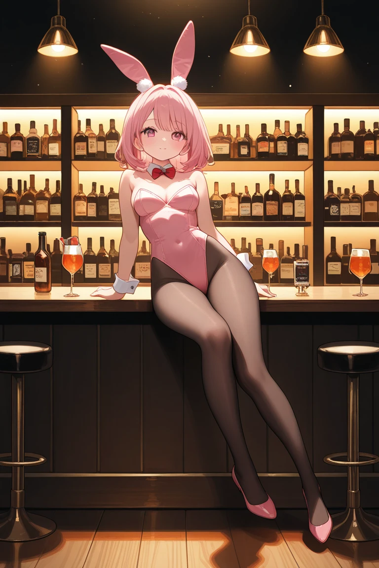 An illustration of a bartender shaking a cocktail shaker with skill and flair. The bartender is depicted in a trendy bar setting, using innovative techniques to create a unique cocktail. The background includes modern bar design elements such as stylish lighting, contemporary furniture, and patrons enjoying their drinks. The image captures the dynamic motion and expertise of the bartender. The image is in a 9:16 aspect ratio.