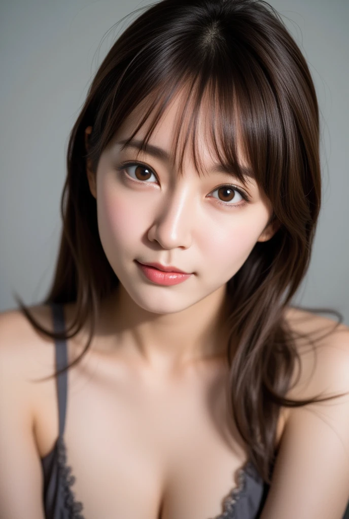 (8K、Realistic、RAW Photos、Highest quality: 1.4)、(1 Girl)、(Beautiful Face)、(Lively Faces)、(Light brown hair:1.5)、(Medium Hair)、(Random Cute Hairstyles)、Realistic brown eyes、Beautiful details、(Realistic Skin)、Beautiful Skin、Wearing a white leotard、Absurd、charm、Embarrassing、Ultra-high resolution、Surreal、High detail、Golden Ratio