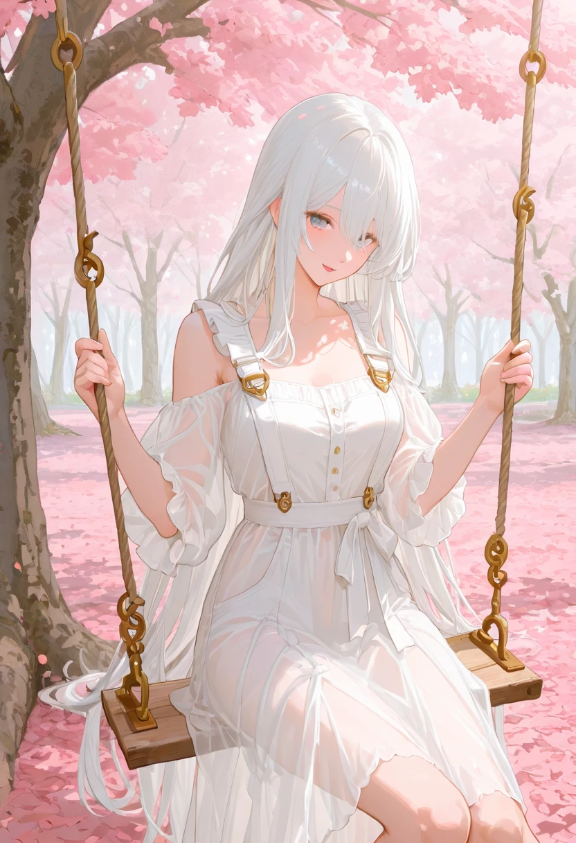 White lily flowers