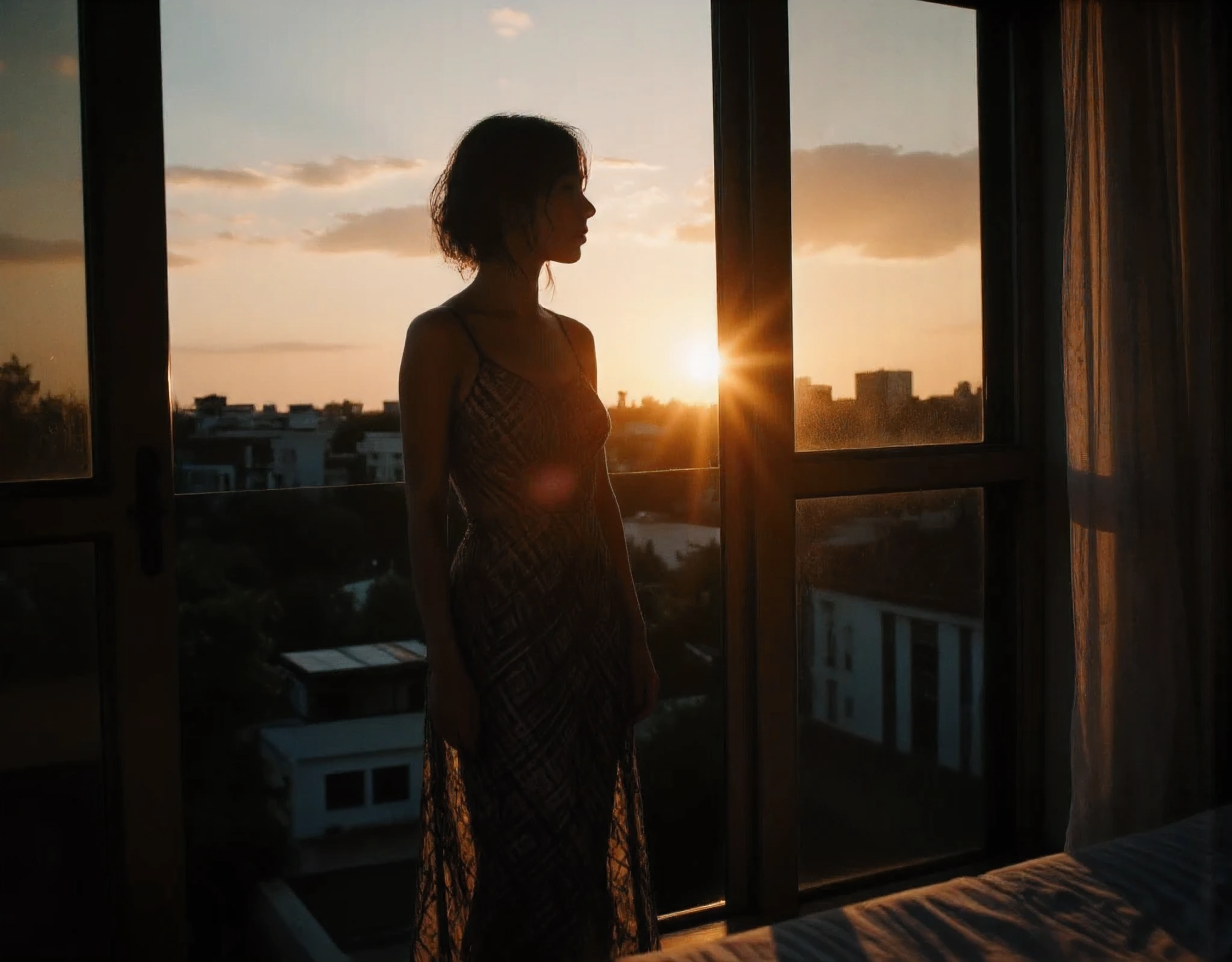 Silhouette against the sunset looking out towards the sunset, see through dress due to the sunlight (Large and prominent perky breasts) Flash photography, gyaru, Aesthetically pleasing cinematic composition, epic perspective, dramatic lighting and shadows, symmetrical and detailed, Cute girl with small perky breasts in a black and white geometric print summer dress at the veranda at her home during evening relaxing in the outdoor couch, Metro Manila, philippines, Evening, nighttime, Cute tan brown-skinned Filipina-korean goth girl, Cute and adorable milf mommy wearing her sexy and alluring Cute girl in a black and white anime summer dress at the veranda at home during sunset relaxing in the outdoor couch fit athletic toned sexy fit and athletic Filipina-korean woman, tan skin photorealistic and life-like taken from a Leica m9 50mm 1.2, lowlight photography, 4kPhoto_PDXL Photorealistic, 30 years old , Filipina brown skinned pacific islander Spanish mix girl, high resolution, life-like details, Freckles, moles, simple and elegant demeanor, lovely and ethereal face, Photorealistic and life-like skin texture, lovely kissable pouting lips, sexy sensual and alluring seductive pose , surprised face as she looks at me, Cute girl in a summer dress at the veranda at home during dusk relaxing in the outdoor couchTaken from a Leica m9 50mm 1.2, lowlight photography, At the house, My Sweet adorable innocent and sexy pre-adolescent girl is standing in the doorway looking at me in surprise as she comes in, sexy and voluptuous goth very young in in plaid school skirt and small tight croptop spaghetti strap, 1girl Cozy bedroom , 4kPhoto_PDXL Photorealistic, 12-years old , Filipina brown skinned pacific islander Spanish mix girl, high resolution, life-like details, Freckles, moles, simple and elegant demeanor, lovely and ethereal face, Photorealistic and life-like skin texture, ,