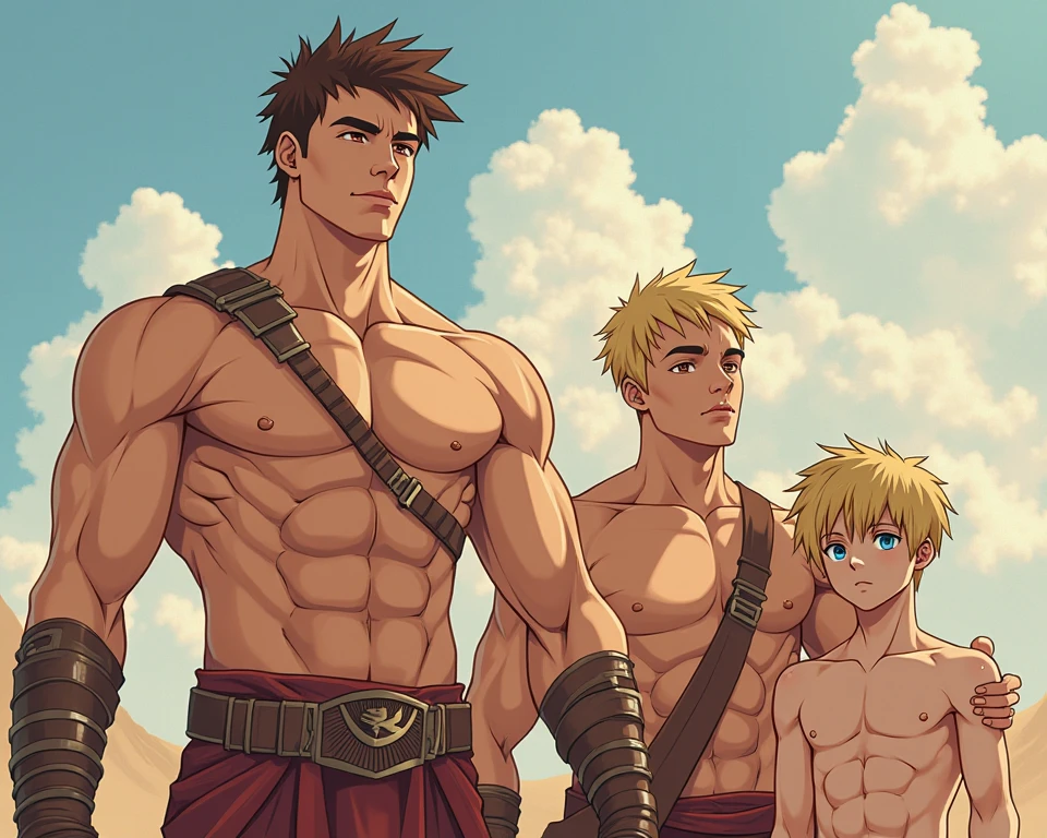 ((A group of young innocent male adults ancient greek warriors - one has blond curly hair, the others brown and dark hair and they have nice oily sun kissed skin)), NSFW, (they are out in the ancient greek seas returning home from naval battle), (((they are wearing white traditional erotic greek clothes))), ((((lewd ancient male greek young warriors wearing a male classic erotic greek clothes with their extra thick pubic hair visible and flaccid cocks)))), ((ancient greek innocent yaoi orgy)), ((males with huge oiled pecs, greek attire and butts and erect cumming veiny cock)), ((sex)), ((creampies)), ((butts and anal penetration full of cum)),
