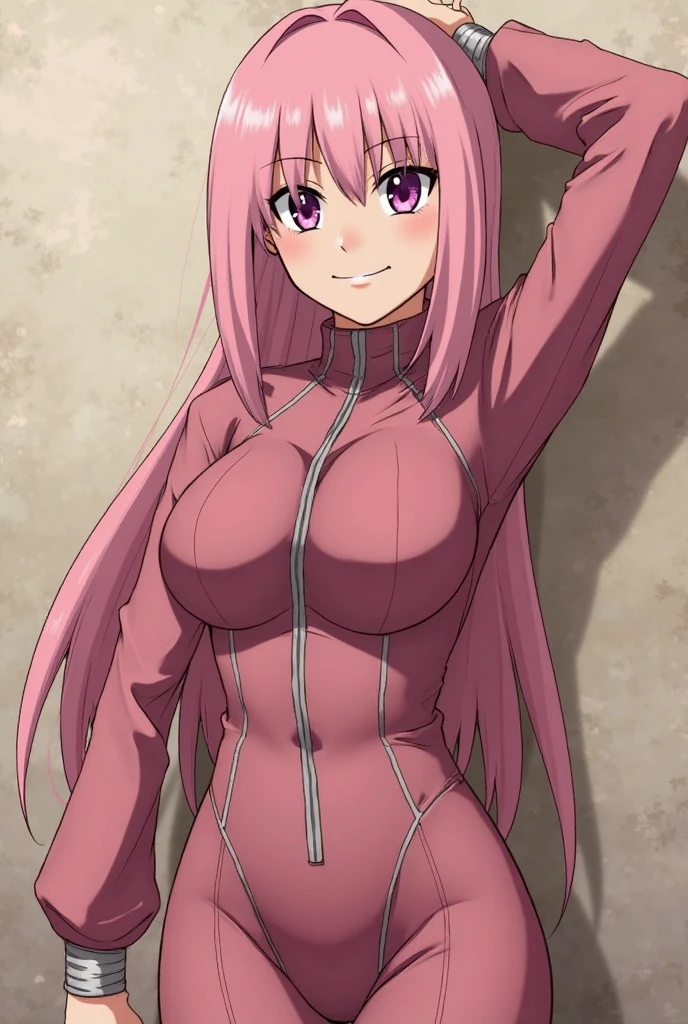 (8k, RAW photos, top quality, masterpiece: 1.2), (realistic, photorealistic: 1.37), (High Quality), (Ultra realistic), (High Details), (Face detail), (Shadow Detail), (Big breast : 1.5), 1 girl, solo, bangs, Blue eyes, Pink hair, hair ornament, long sleeves, hair between eyes,  Long hair, Pink Lips, Blush, (Ultra Face Detailed), Pink Jacket, Pink Sport Long Pants, Long Legs, (Wide Hips), Candid, Hitori Gotou (Bochi The Rock), (Hand detailed), Fingers Detailed, full body