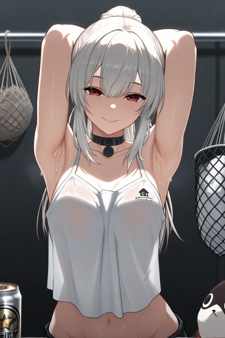masterpiece, best quality,anime style, 1 girl,(((slender body))), (((small breast))), ((((breastfeeding a baby)))), (((breast milk))),(((Sports Bra,buruma))),(((((3 penis monkey grabbing the gir))))),((((restrained, arms behind back)))),((((cum facial)))), (beautiful face), (((short hair))), (((straight hair))), ((((silver hair)))),detailed beautiful skin, (perfect hands, perfect anatomy),scream