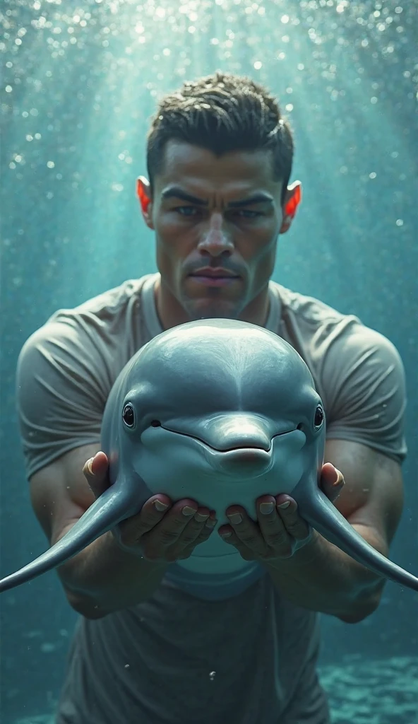 Dolphin kiss ronaldo