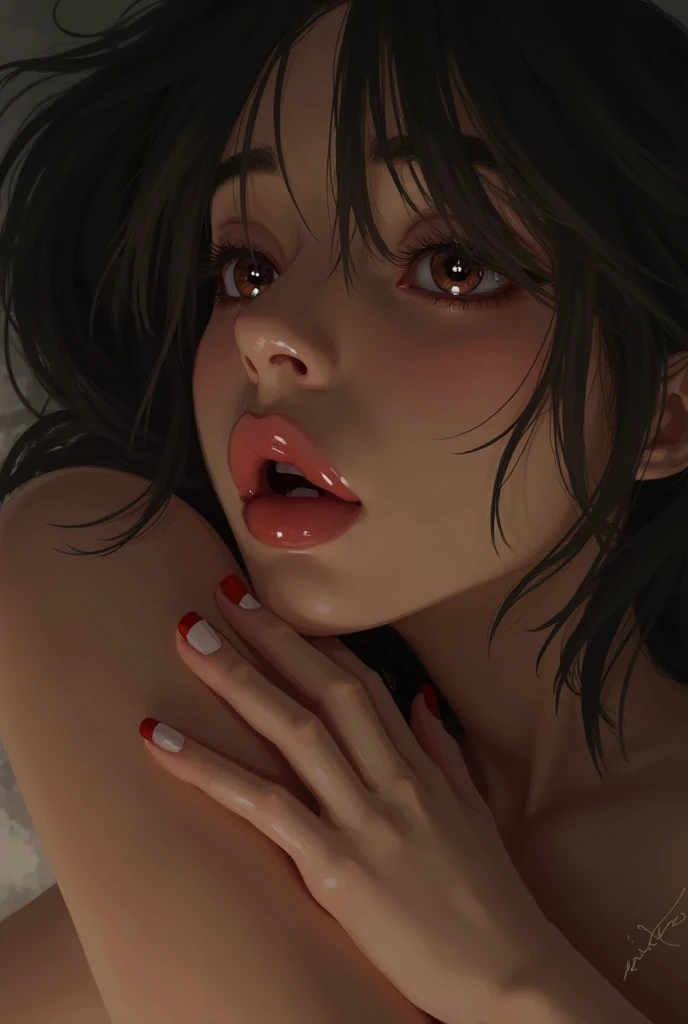 Aesthetic: ((fauvism, vibrant, expressive, color, avant-garde, abstract art):1.4) BREAK Composition: 1girl, kneeling, on knees, (()), pov, looking at viewer, ((sucking , in mouth, deep inserted into mouth, mouth all the way down the entire , gagging, from above)), perfect face, perfect eyes, perfect lips, perfect mouth, 1boy, pov, ((male abs, male stomach, male pubic hair)), hetero,, ((, insanely aroused, insanely greedy for sex)), solo focus, up close view, zoomed in, ((pov)) BREAK Lighting: (soft_light, backlighting), backlit, BREAK Quality: intricate, highly detailed, sharp focus, realistic, 8k BREAK Appearance: (22 years old), (yukino yukinoshita:1.5), ((long black hair)) BREAK (good quality:0.995), BREAK