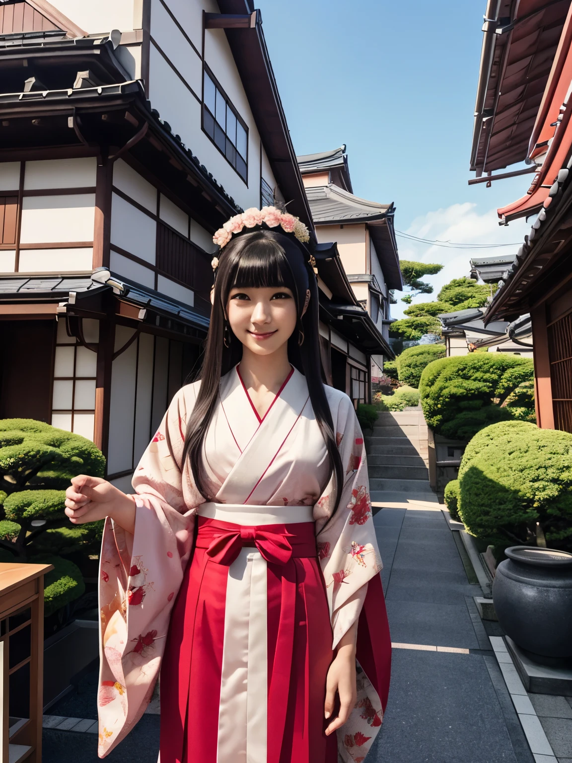日本の女god「Amaterasu」が女god系アイドルとしてデビューし、god々The residence of「Takamagahara(Takamagahara)」Taking campaign photos as an idol with famous tourist spots in the background