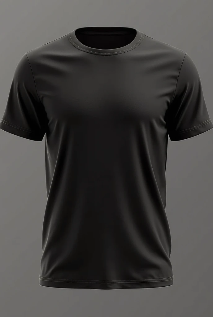 3D Floating Black T-Shirt