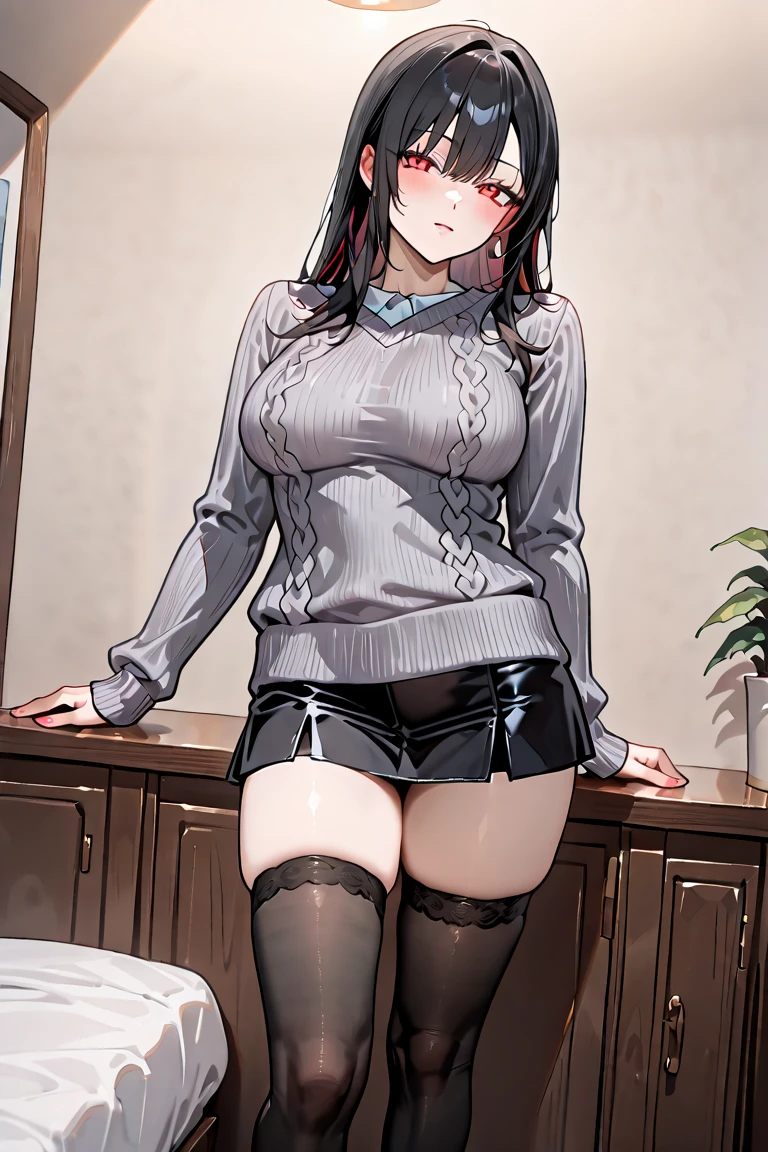 Maki Nishikino.、Best image quality、High resolution、masterpiece、super high quality、Spread your legs wide、panties、big 、Ahegao、pantiesを見せる、pantiesのクローズアップ、In underwear、Proud face、very big breasts、Squint your eyes、Cowboy Shot、Low - Angle、Take off、Sexy pose、Blushing、4K quality、Local Close-up、Ahegao、lingerie、Spread your legs、Accentuate the crotch、big ass、Zoom in on the lower body、彼女はSpread your legs wide、Spread your legs、Last、Black knee socks with stripes、Very naughty pose、Exposed breasts and clitoris、Bitch、Show me your lower body、Please sit down、My crotch is wet with love juice、Sexy Face、orgasm face、Sticking out tongue、pantiesに注目、クロテエイドをTake off、Shooting from directly below、Feeling Face、Surprised expression、Out-of-the-ordinary big ass、Voluptuous thighs、Whipped ass、very big