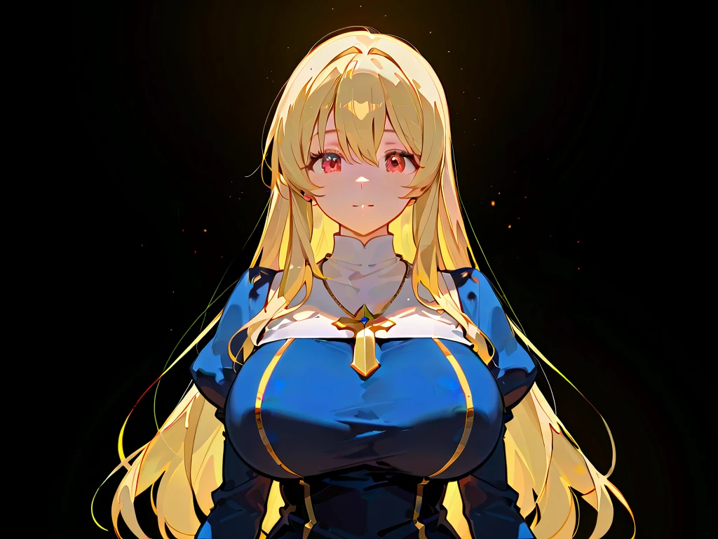 (((Absurd))), (((Highest quality))), Portraiture, Digital Art, (Trending on Art Station), ((One girl)), ((Eyes glowing green)), Star-shaped eyes, beautiful, (Beige blonde long hair), (((Greek clothing))):0.9.