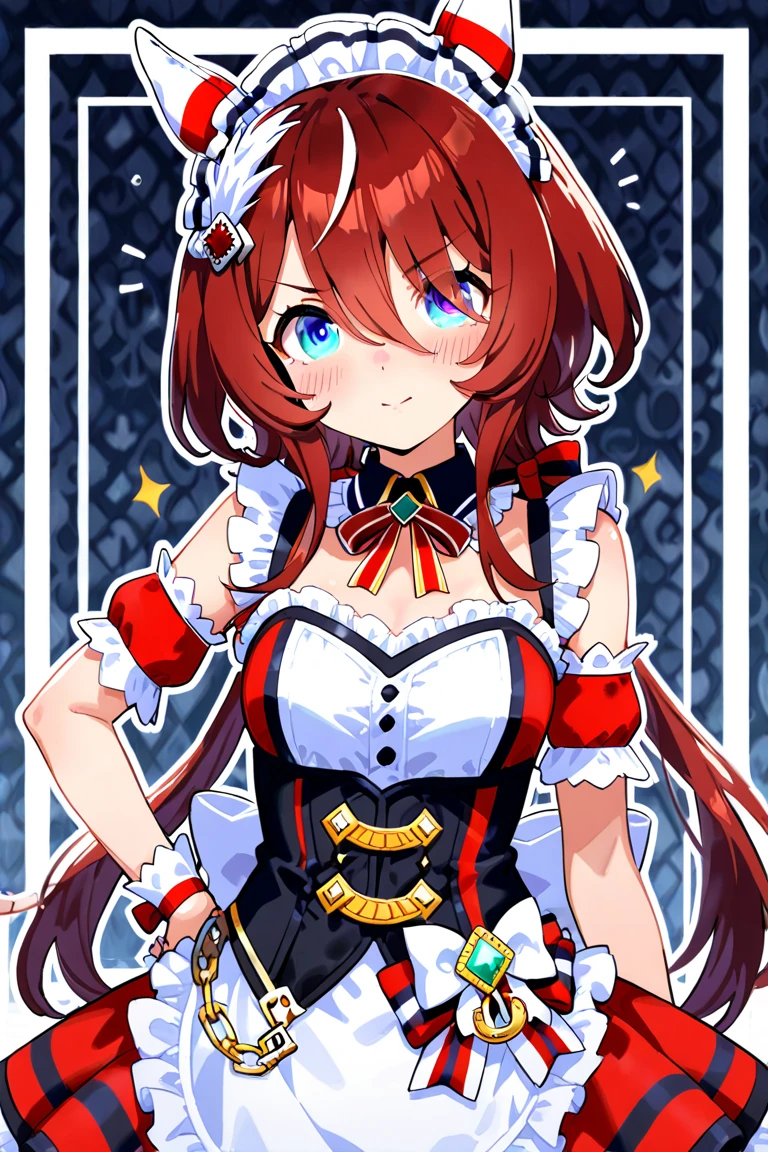 girl、high school student、Red hair、（（ponytail））、long hair、Orange Eyes、Thick thighs、（（G-Cup））、Blushing、smile、（（highest quality））、Anime Style、bunny、High leg cut、Rabbit Pose、There is a cleavage、The mold is coming out、Ecchi
