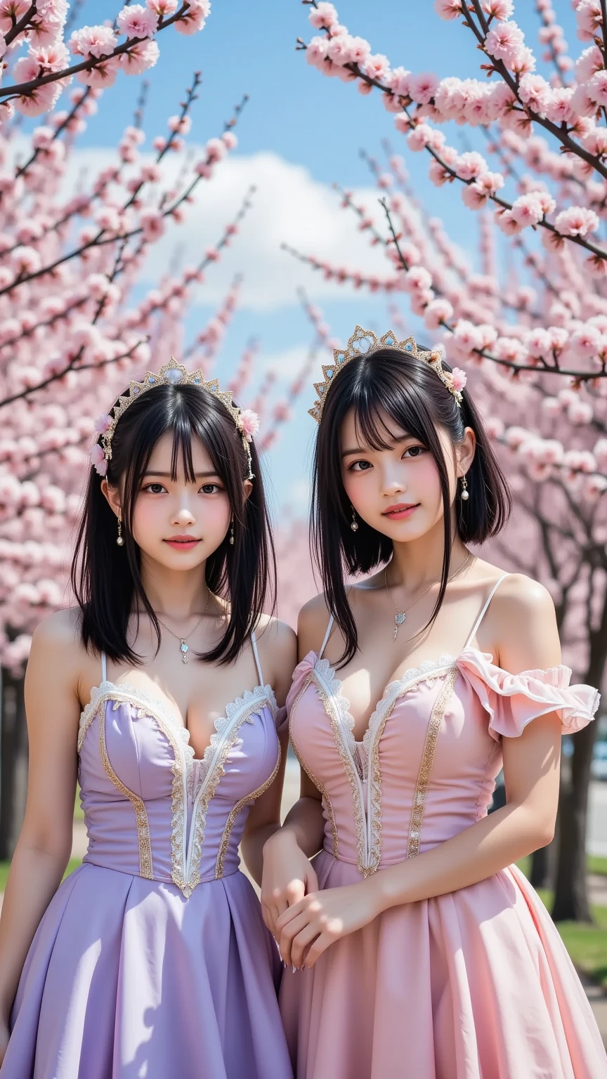 Very detailed depiction of the double、8k、Realistic、Card Captor Sakura、Sakura Kinomoto、Cosplay、Japanese Girls、Large Breasts、Beauty、Beautiful Skin、Sakura-chan's alter ego、Millions of Sakura-chans、Hundreds of billions of Sakura-chans、Everyone is Sakura-chan、smile、A lot of Sakura-chans lined up、Sakura-chan everywhere、Sakura-chan's multiplication、Sakura-chan's Crowd、Magical clone