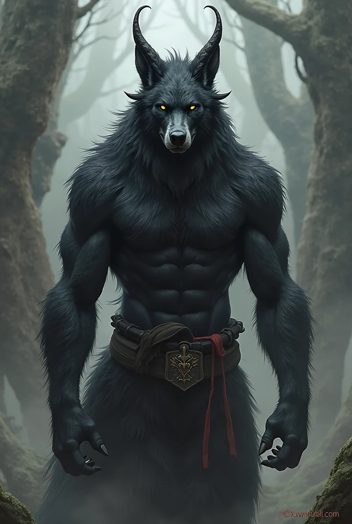 A handsome alpha werewolves man
