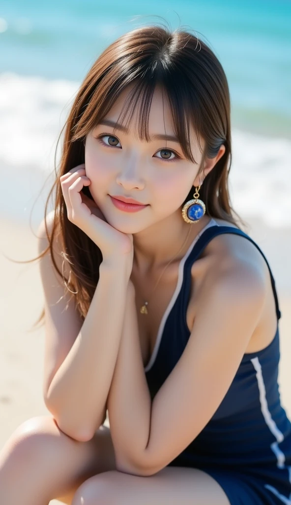 Beautiful Skin、Top Grade、Highest quality、Official Art、Large file size、Very detailed、High resolution、Very detailed、Beautiful detailed girl、Very detailedな目と顔、Beautiful and delicate eyelash lights、Cinema Lighting、、(perspective:1.2)、Day、Shine、Blur the background、Vague feelings、、Beautiful sky depicted in detail、Earrings、(Dynamic pose:1.2)、 (Lower Body:0.8)、Soft lighting、wind、{{Shine Skin、whole body,16-year-old girl、Teenage Girl、whole body photos、High heels、Outside the house、Hip width、Thick and tight、Lift above head、Beach、1 girl、Biggest、Mosaic print swimsuit、close、Stylish swimwear、{{Wavy Hair、Medium Long Hair、bionde、Braiding}}、、Outside the house、、Beach、、1 girl, alone, Day book girl、1 girl、gal、Beach、Biggest、Day、Shine、Blur the background、Vague feelings、Beautiful sky depicted in detail、Earrings、Soft lighting、wind、Shine Skin、choker、View your audience、smile、whole body,Upper Eye,Inner thigh,)),Delta、profile、Gazing into the distance、Close your crotch、Vibrant、Bikini Swimwear、Glitter swimsuit、gal、Lots of eyelashes、Sparkles on the eyelids、Curly Hair。Looking at the audience、Micro bikini biting、Body Shot、Stand up straight}}、smile、smile、Laughter、smile