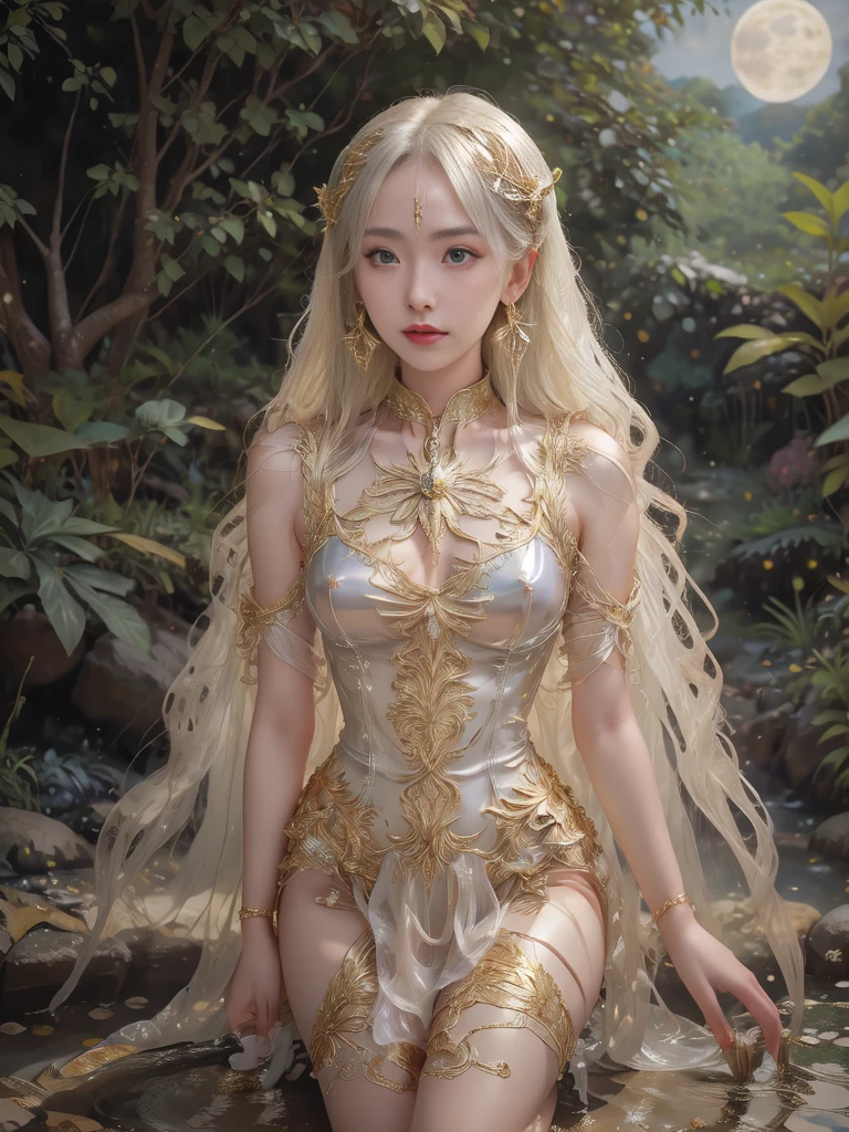 high quality,HD,16K,Sharp Line,1 Girl,fantasy, (Fire Spirits),Pretty Face, Large Breasts, Beautiful legs,In the mountains,Focus Girl,detailed Pretty Face,Detailed clothes,beautiful eyes,Cool,Sexy,Dynamic Angle,穿着华服的神明Strike a pose拍照, Ancient mysterious sexy goddess, Traditional beauty woman, Beautiful female warrior god of war , Beautiful sexy goddess, Gorgeous role-playing, high, Beautiful young girl, Beautiful woman, 华丽Beautiful woman, Complex clothing,Chinese Mystical Aesthetics, Beautiful Asian ancient mysterious girl, Extremely detailed shot of the goddess, Jaw-dropping sexy beauty, Big breasts deep neckline sexy belly button(butt), (bedroom), (Sexy Girls), masterpiece, best quality, Bangs, blush, Chest, clavicle, Eyebrows visible through hair, (Gradient red and gold hair), Jewelry, Long hair,Bright Eyes, ring, (solitary), illustration, fashionable, miss, Strike a pose, background, element, confident, Express, Accessories, majestic, striking, key point, Dynamic poses, ((plump)), (black))Woman in transparent dress,Viewer,(((Full breasts, Keeley University))),Slim waist,(Navel exposed,Bare waist), Long hair, extreme detailed details, 详细的fantasy艺术, Stunning character art, Beautiful and exquisite character art, Beautiful transparent dress, Very detailed, Large Breasts,Chest,Golden ratio figure,Beautiful figure,Ultra wide-angle shooting,Full body shot拍摄,Body close-up,Full body shot,Wearing a pleated tulle skirt,柔和动漫illustration, 柔和的深色background,Fujifilm XT3 Clear focus, f 5.6, High Detail, Clear focus,(Wearing openwork clothing),, (Natural light), (Tempting)translucent, Good velvet quality, Compared, Divine Light,, Silver hair, 天空background, Absolute Strength,Female Shinmei,穿着性感丝绸的Female Shinmei,,Large Breasts,Chest,Golden ratio figure,Beautiful figure,Ultra wide-angle shooting,Full body shot,Body close-up,Full body shot, Wearing a tulle dress, Model shooting style, Large Breasts,饱满Chest,Golden ratio figure,Beautiful figure,(Extremely detailed CG 8k wallpaper unit), The most beautiful artistic photos in the world, , 8K 超HD, ) on the beach,Sexy lazy posture,Sexy seductive expression,best quality,masterpiece,Ultra-high resolution,(Practical:1.4),original photo,Ultra-high resolution