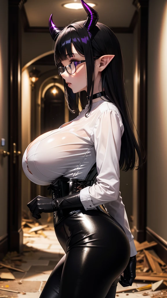 Fine、(The best illustrations)、8k UHD resolution、intricate-detail、top-quality、realisitic、ultra-detailliert、The best lighting、Best Shadows、Soft lighting、Ulutra HD、Ultra-realistic、Tindall Effect、Photorealsitic、(High Detail Skins:1.2)、 (Intricate details, makeup, pureerosface_v1:0.5), (Detailed beautiful delicate face, Detailed beautiful delicate eyes, A perfectly proportioned face, High detailed skin, Detailed skin, best ratio four finger and one thumb, arms below breasts, Tattoo with a red glow under the stomach、Awesome awesome, wide hips, smooth midriff, skiny and thin, __Fashion__, __hair__:1.25)、Digital SLR、 absurderes、1 beautiful devil woman from hell, surreal female portraits by David Hockney and Alphonse Mucha, Portrait of a seductive woman、Fantasy Art, Chinese Doll、Chinese actress、Dungeon、The dragon、Devil's Palace、Devil's Torture Chamber、natta、Dark style 、In the Dark、(Detailed spooky backgrounds:0.8), magia、 1人、Evil Nun、Dark Necromancer、Succubus、Devil's Daughter、Umi Shinonome、Bat Wings,(((Demon Horns)))、 ((((Huge glasses, Otaku Glasses, thick glasses, Round glasses)))),(((Colossal tits)))、(Devil's Tail)、(red eyes glowing:1.6)、red eyes make up very sharp and detailed, The eyes are very well made up, ((Red Eye:1.0)),intricate tattoos, demonic intricate tattoos, thigh tattoos, body tattoos, masterpiece、The most beautiful face、a baby face、Charming smile、plump beautiful red lips、Muscular seductive body、The enchanting body of the devil、devil style、Seductive Black Magic Costume、(((A shiny red snake is wrapped around her body)))、The long-haired、Braids、white hair、Ponytail distortion、, Ponytail with a bow tied at the back of the hair, Beautiful expression、Body Up、Large breasts emphasis、Bust, Super tight breasts, Breast augmentation surgery, The breasts are very big and round and round,Toned waist、Wide buttocks、 lowkey, cowboy lens, (Black Phoenix Dress: 1.0), devil crown, Red sparkling gemstone necklace、Jewelry Gwise, wearing black mesh socks,Wear light red、nffs