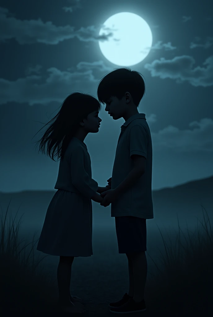 A young boy and girl having hard sex on the moon