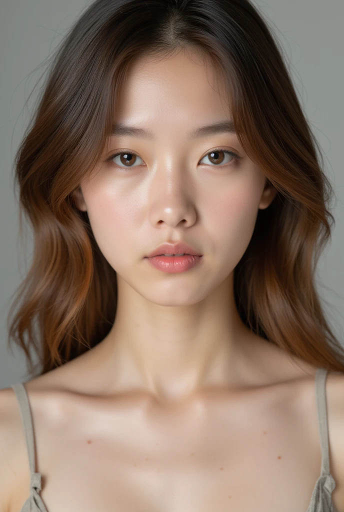 DEN_unijung_OF,
(headshot:1.2) portrait on a (plain black background:1.2), (headshot:1.2), (face focus:1.1), (facing the camera:1.2), Head in the centre, (eye contact:1.3), (intense stare:1.1), mouth open, (facing straightforward:1.2), (forward facing:1.1), Head, face, Head focus, Head tilted down, looking slightly up at the camera,
bokeh, f1.4, 40mm, photorealistic, raw, 8k, textured skin, skin pores, intricate details <lora:epi_noiseoffset2:1>, epiCRealism
