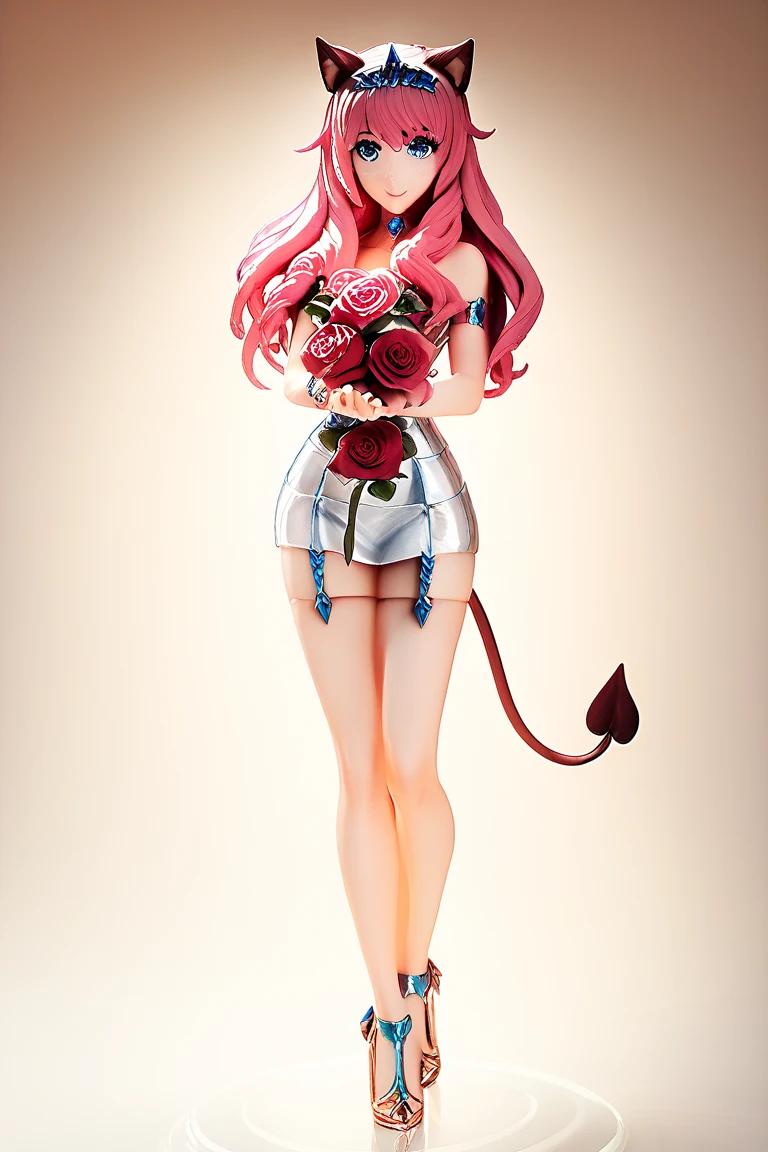 Refinement,3 d model ,Pink clothes,Beautuful Women,rosette,Disney style,pastel colour,divine cinematic edge lighting,Natural lightrealistic lighting and shading,Ray traching,best qualtiy,super detailing --auto
