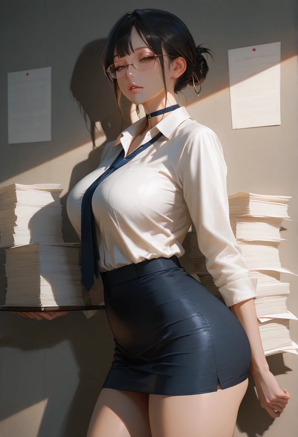 1人の女性、is crying、Beauty indistinguishable from reality、Exquisite、8K、masterpiece:(1.2)、top-quality:(1.2)、Pictures of reality:(1.2)、intricate detailes:(1.2)、Inside the library、female students、disheveled clothing、ripped school uniform、Wet underwear、Not wearing a bra、Wet panties、The place is the library、Torn underwear、Torn uniform、Opening legs、お漏らし、incontinence、Drops falling on the inside of the thigh、Water leakage from the pubic area、beutiful breast、A dark-haired、short-haired、Glaring face、Crying in frustration、well proportioned face、the golden ratio、Wearing glasses、high-detail、high-detailed skin、slick skin、