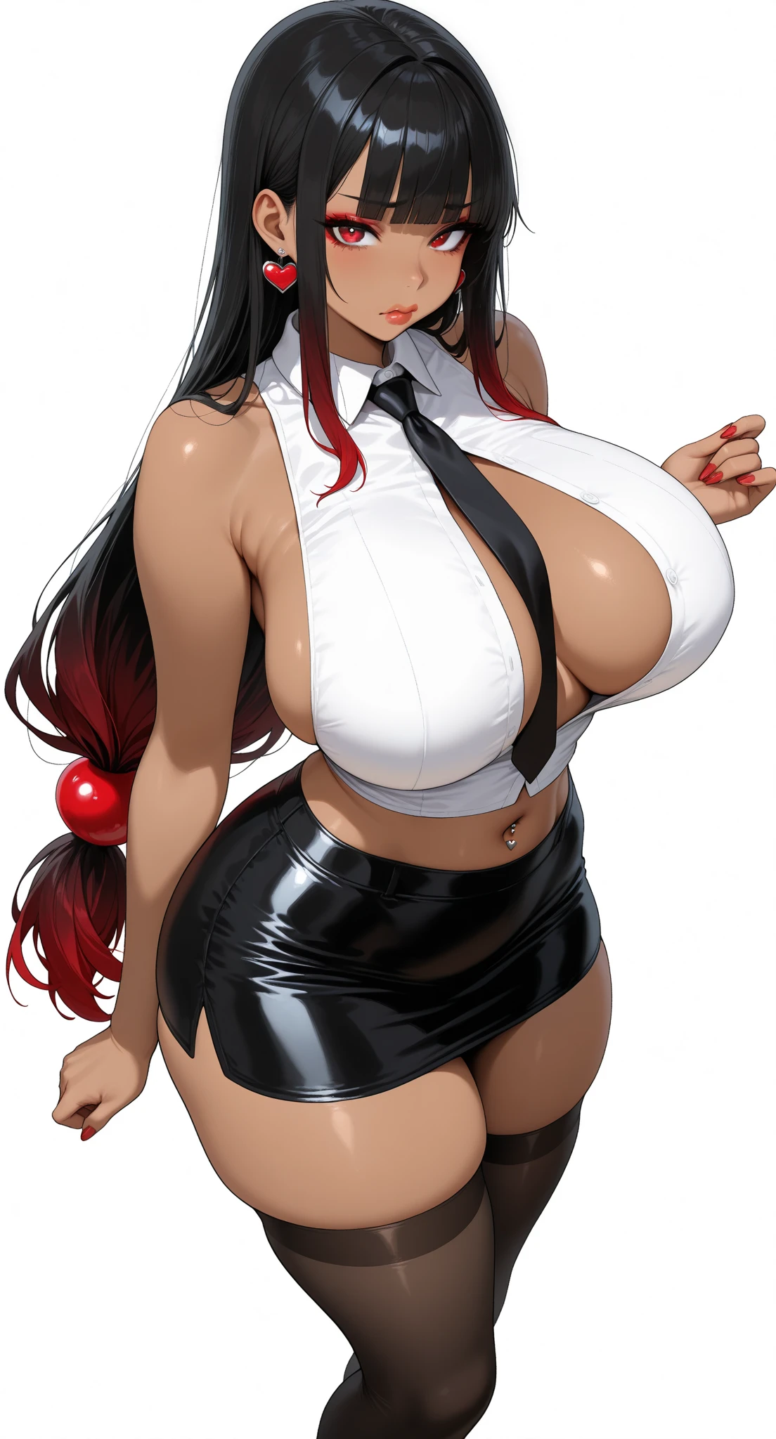 full body in image, full naked woman, naked body, (feet on image), simple hair, female naked body, curvy body, large hips, beautiful woman, thicc body, big thighs, voluptuous body, full thick body, dinamic pose, curve body. detalied pose, body, simple background, expressive face, focus on face, line art, sketch, Full body image of Yumeko Jabami from Kakegurui, full body in image, wearing her original outfit (Hyakkaou Private Academy uniform with a red blazer, black skirt, and white shirt with a bowtie), long black hair, female body, slender and curvy body, dynamic pose, detailed pose, simple background, expressive face showing an excited smile, focus on face, line art, sketch.