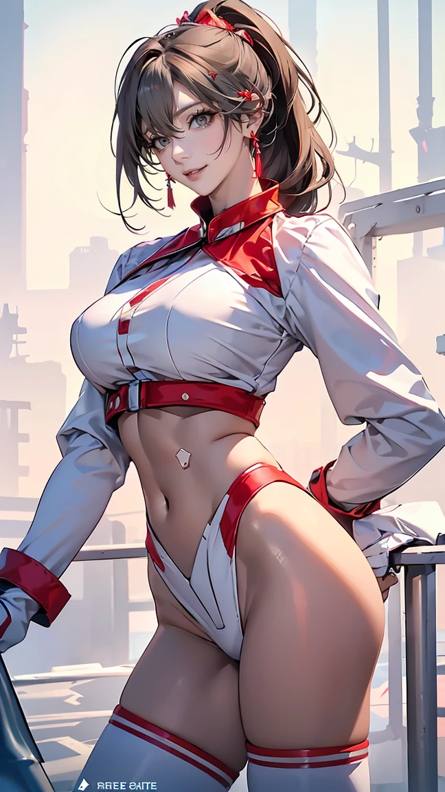 (Sexy Eyes) (Seductive Eyes) Detailed Cyberpunk Background: 1.1) Underground Street Style Background, (Clothes Wet with Water) (Completely Clear Plastic Top) (Red Slip Stockings, Red Stockings, Highlighter Stockings) Fleshy thighs tightened by red High gloss Slip Stockings, huge sagging breasts. (open neckline, transparent high-forked low-neckline cheongsam, revealing red high-gloss X-shaped bra under transparent tulle), outermost transparent gauze on body, painting, (best quality, 4k, Masterpiece: 1.4), Beautiful Woman, Surreal, 1 Girl, ((Facing the viewer, stroking the side of your chest with both hands)), (Sagging huge breasts, charming body: 1.8), Sit-ups: 1.1, Brunette : 1.8, (wet rain, wet body: 1.7), ultra-detailed face, detailed lips, detailed eyes, double eyelids, sexy low-necked dress, open neckline, hanging breasts, side pose, visible curves, pool party, poolside, transparent clothes, Muscle-turning legs