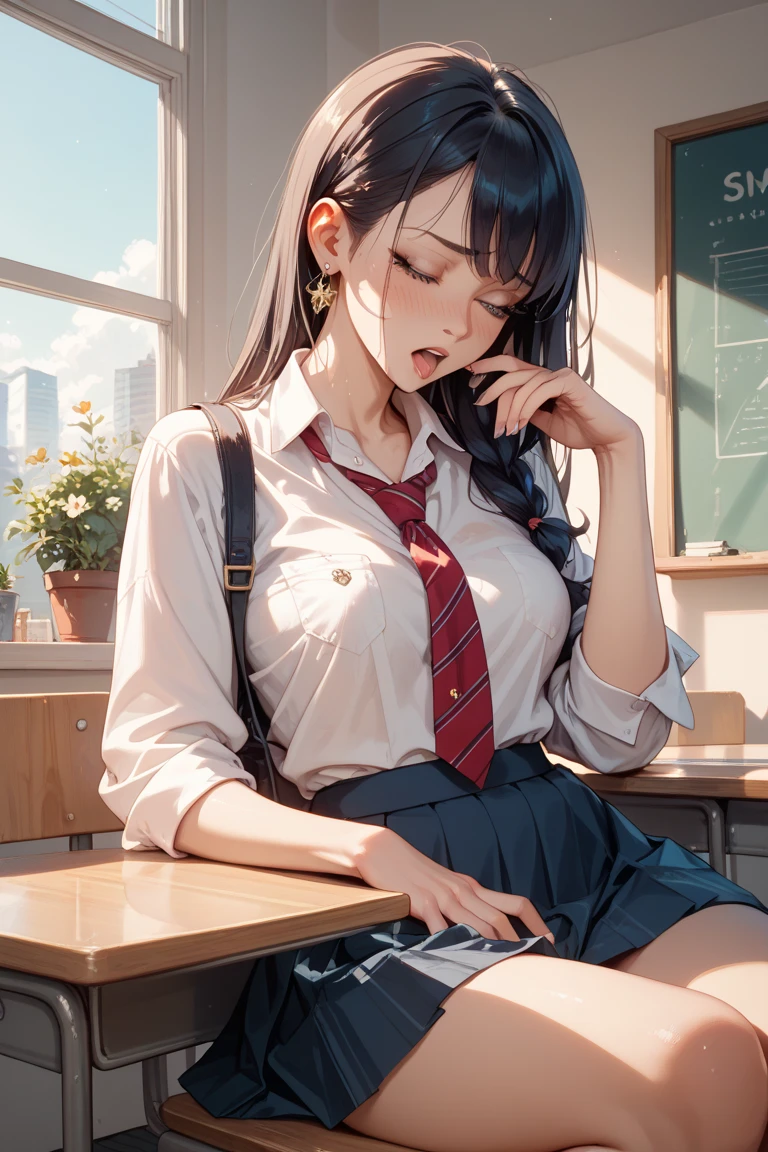 (4K High Resolution,Crisp image quality,Pussy juice(Beautiful breasts)((vaginalsex&Penis amazing adult cock deep blowjob cumshot:1.2)),penis sex camera,Black Hair,Intense Sex,)School Uniform,realisticpussy,Spread your legs,(feel one's orgasm:1.5) Mana Ashida,Dressing Room