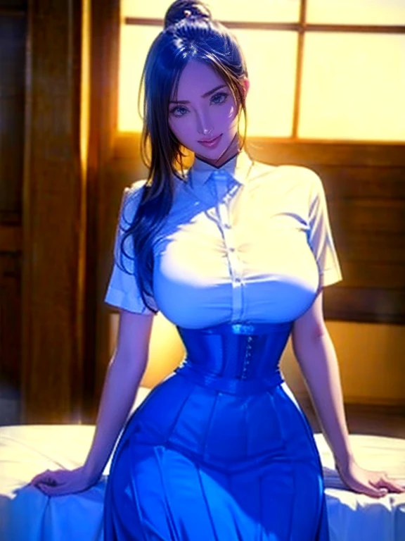 high resolusion, ultrasharp, 8k, obra maestra, Nagatoro, tetas medianasy sexys, perfil, se acabaron, llorando, triste, de perfil, erotic, pezones marcados, camisa