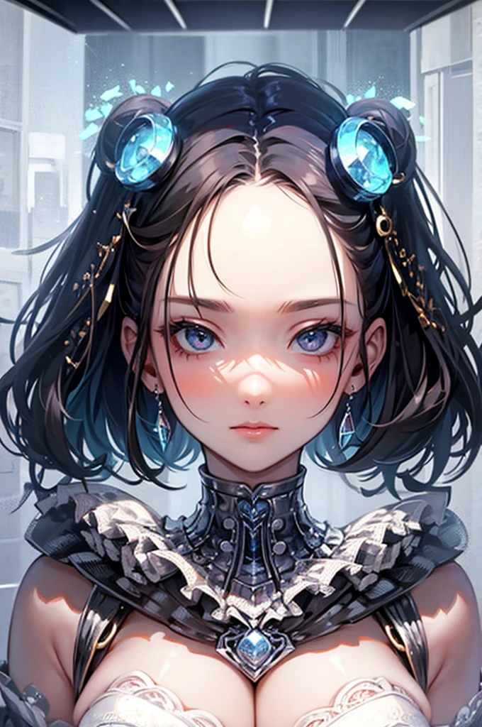 black hair, Surrealism, anime, 8k, super detail --auto --s2