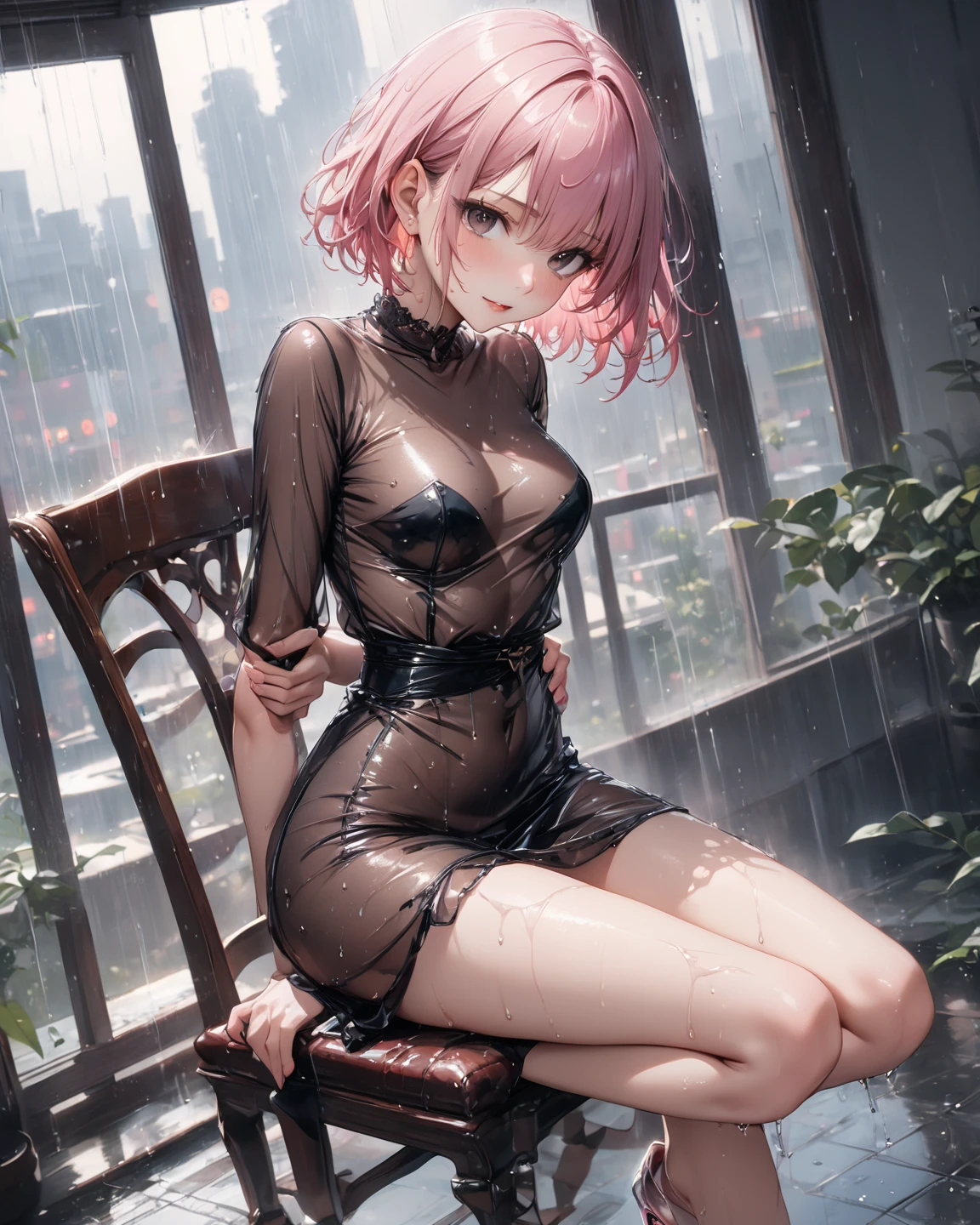 (full body:1.2), (1girl:1.2, body covered in words, words on body:1.1, tattoos of (words) on body:1.2), (masterpiece:1.4, best quality), tatoos on skin, colorful short hair, medium breasts, glowing eyes, (intricate details),ultra detailed, (pastel colors:1.3), perfect face, beautiful and aesthetic, a choker hoodie, edgNoire, a woman in a sheer see through ([black dress, short skirt|hoodie]::0.5), detailed, solo,((walking on water)), background is a fantasy world,  <lyco:edgNoireHoodies:1.0>