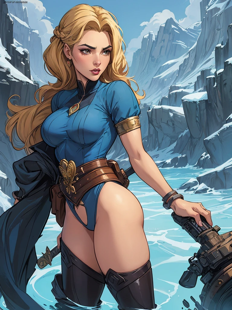 Blonde, Pretty Girl, Mountaineer