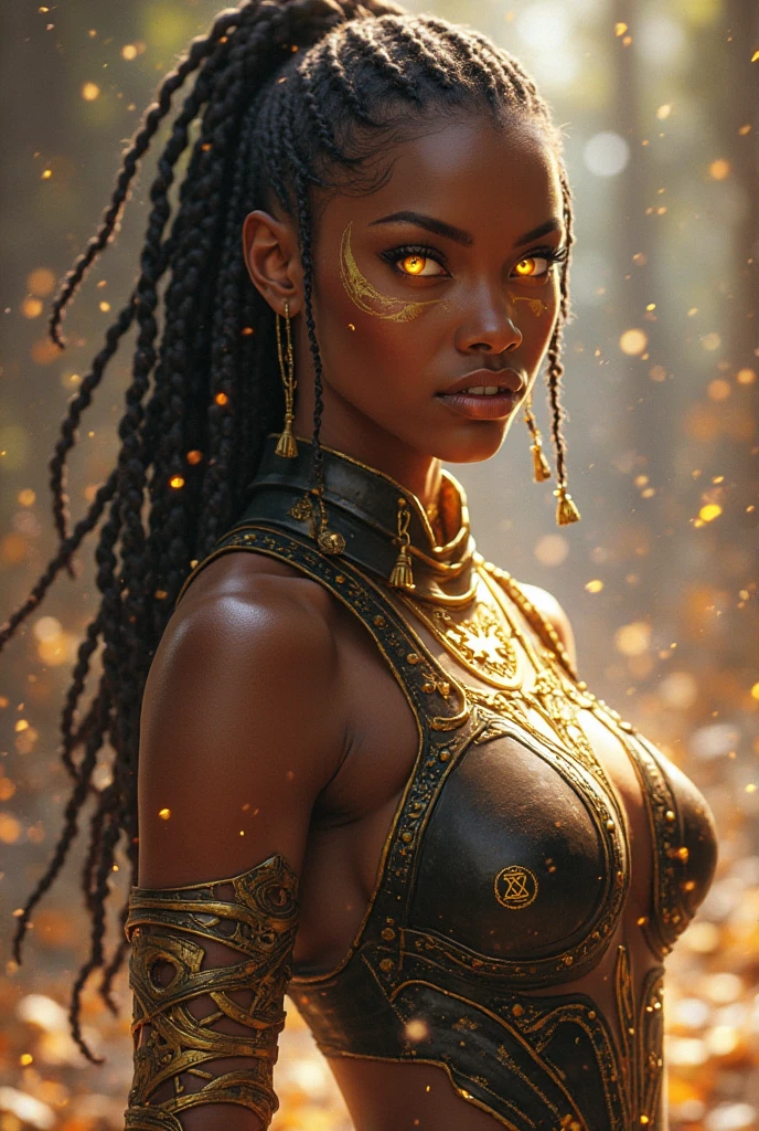 
Realistic skin, (((masterpiece)))), full body, realistic futuristic african queen clothes, black green and silver clothing, african futuristic queen, futuristic african clothes, futuristic africa with neon, night listen, realistic sky, stars, marijuana, beautiful african queen with brown dreads, gold, jewelry, futuristic africa, sexy, exotic, erotic, voluptuous, thick, cleavage

