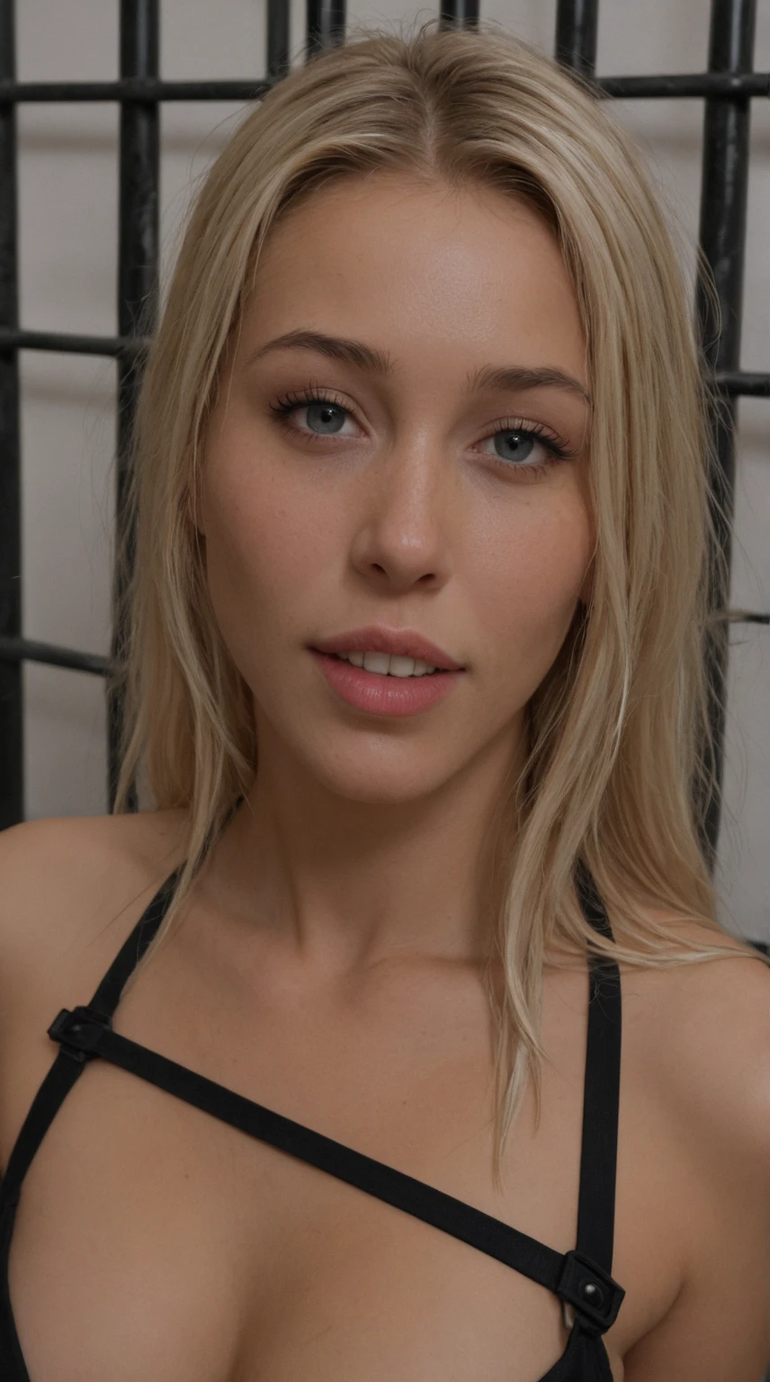 Best texture, high quality, ultra HD, 8K, sexy long blonde hair young teenage 16 year old girl pubic hair full nude tied up man using sex toys orgasm