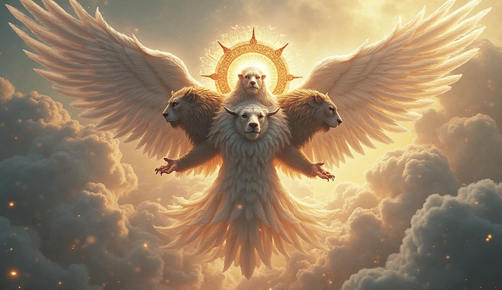 They have an impressive appearance, are beautiful, withe wings, four faces and full of eyes. In verse 14 of Ezekiel 10 it says, “each of the cherubim had four faces: one face was that of a cherub; the second, of a man; The third, of a lion; The fourth, of an eagle