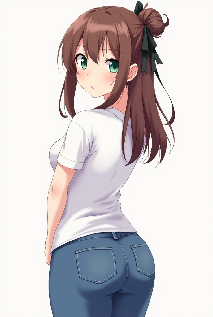 (real)、(photorealistic)、Ms. Takagi、1 woman、Height: 155cm、long hair、brown hair、bangs parting、brown eyes、amount、muste piece、whole body、highest quality、volume light、Highly detailed CG Unity 8K wallpaper、The background is a dance studio、Light、Fantasia、Magic Spark、women stink、fart、shyness、blush、Gas comes out of the butt、Tense the face、sweaty、whole body写真、high school student、Hip Attack、Completely naked