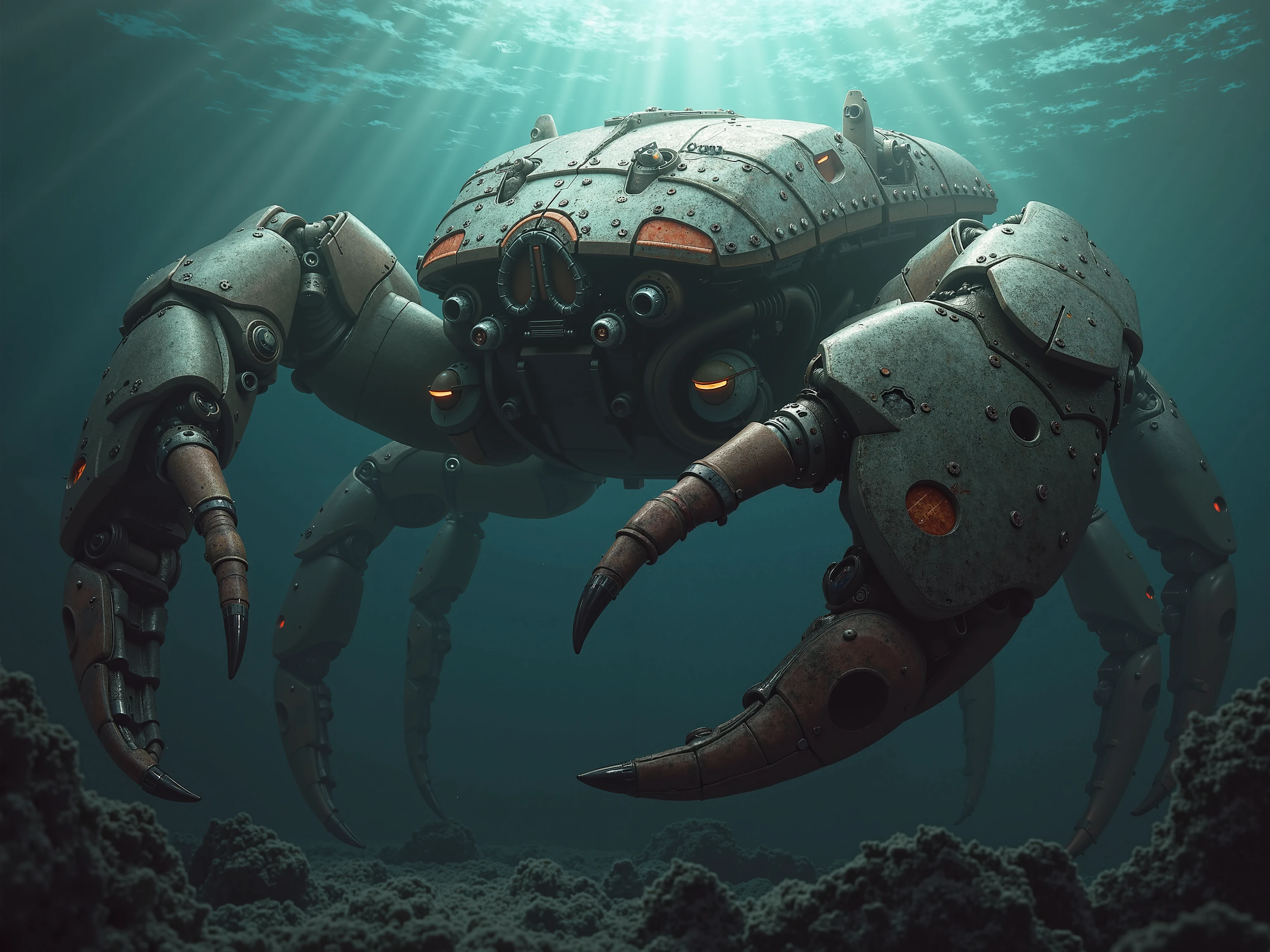 Crab，deep sea，Cretaceous，Mecha