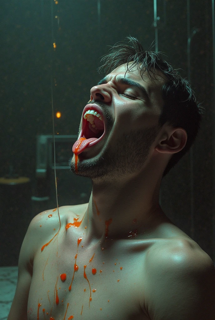 Man boiling in blood water by ???