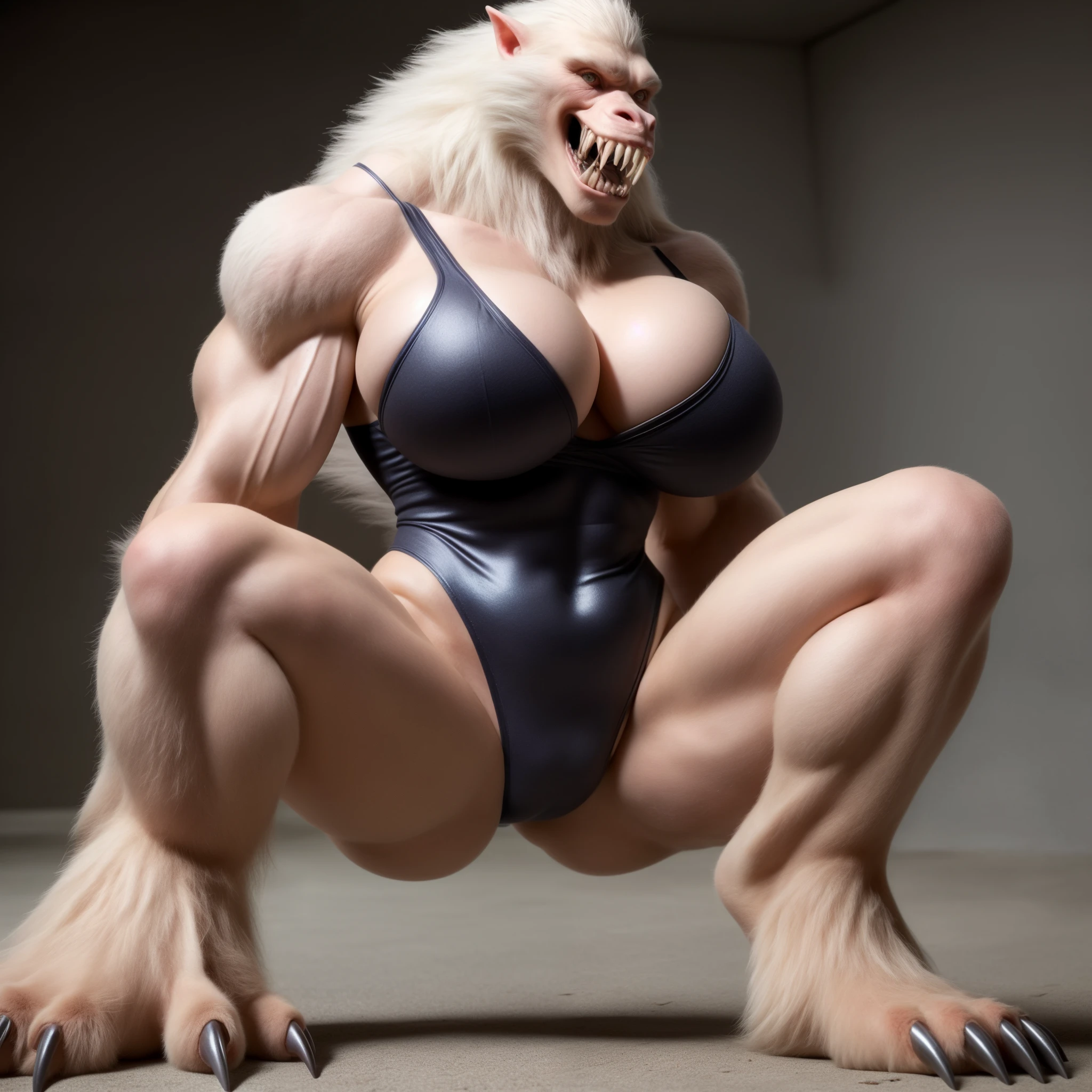 Sexy brunette, beautiful college girl, popular girl, southeastern sorority girl, beautiful face, incredibly attractive face, THICC, very busty, curvy, sexy popular college student transforming, undergoing a cursed transformation except for her face and head, NSFW transformation, sexy female werewolf, busty anthro wolf monster ((human face)) transformation, (((THICK Brown/Grey FUR on her entire body))), rule 34 transformation art, huge futa cock, 8 foot canine penis, enormous canine penis, humongous penis, World’s thickest penis, 8K, UHD, intense high detail, human to wolf monster transformation with futa canine cock, white T-shirt, pink bra, pink pencil skirt, clothes being stretched and ripped to tatters by her transformation, cursed transformation into a monster sexy female werewolf, sorority, sorority house, fancy sorority house bedroom, full moon visible through a window, rule 34, transformation, corruption, horrified and disgusted by her own transformation, 8K UHD Fantasy transformation art