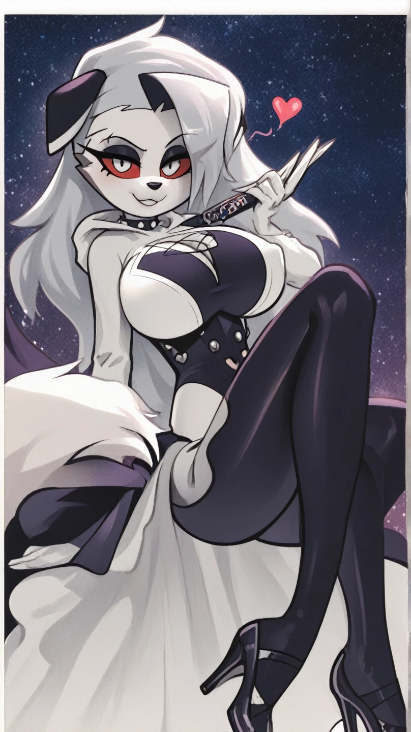 score_9, score_8_up, score_7_up, score_6_up, score_5_up, score_4_up, source_furry, Anthro girl, raven teen titans, she is an Anthro white rabbit girl, long white rabbit ears, blurry white bunny girl, wearing black leotard, blue hooded cloak, face shrouded in shadow