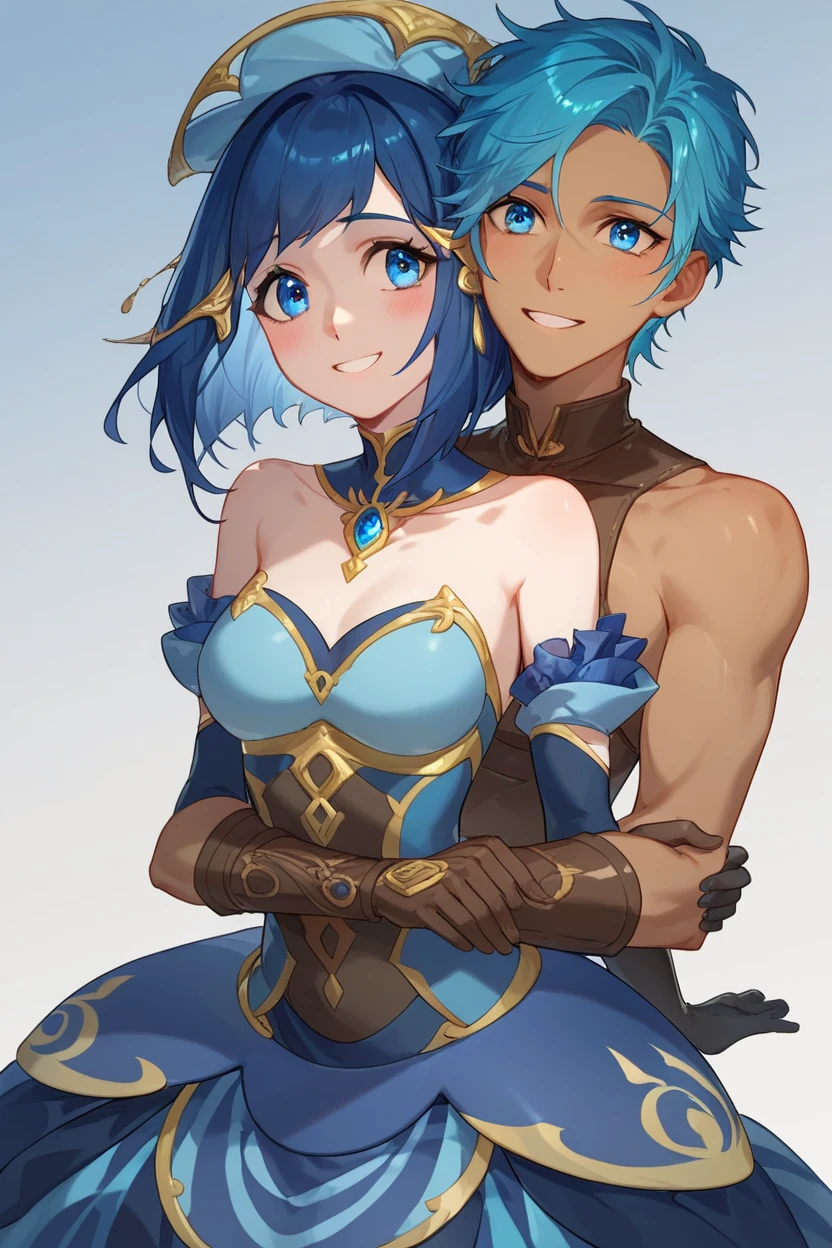 score_9, score_8_up, score_8, source_anime, a sexy slave girl (getting choked by a man:1.3), rainbow hair, dark skin, heterochromia, navel, broken slave clothes