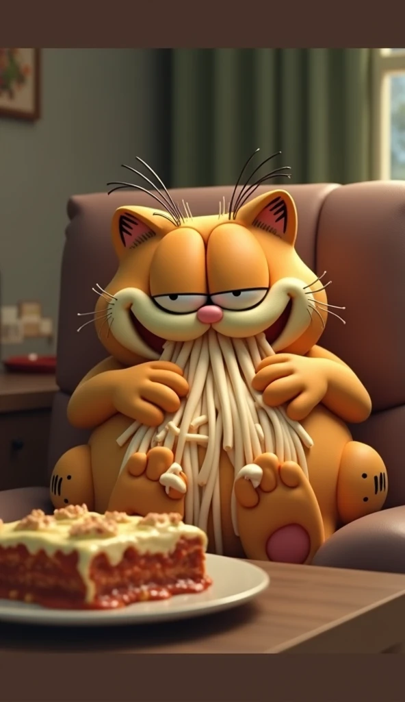 solo, garfield, masterpiece, drunk, (blush), laying on road, full body, closed eyes, bottles, from above