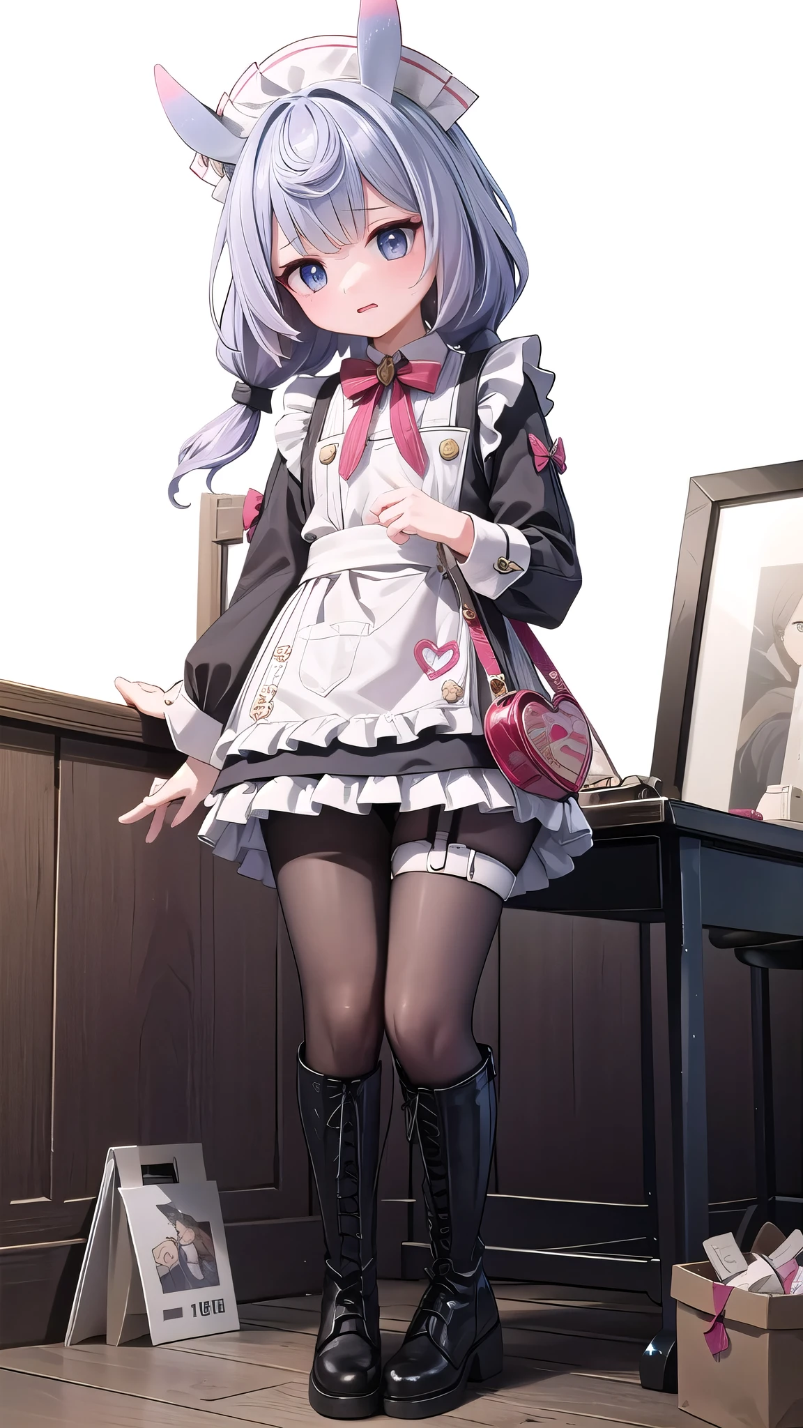 most,(Kawaii:1.1),(charming),(high resolutiexist:1.2),Extremely Ridiculous Resource :1.3, very beautiful illustratiexist , 1 Girl ,Change,white_pantyhose, Stockings_under_boots,leg_garter,leather,Tight,Lace-up_boots,fingering,maid,Awkward,hand_exist _lap ,playground,peeing
wetting self
desperatiexist