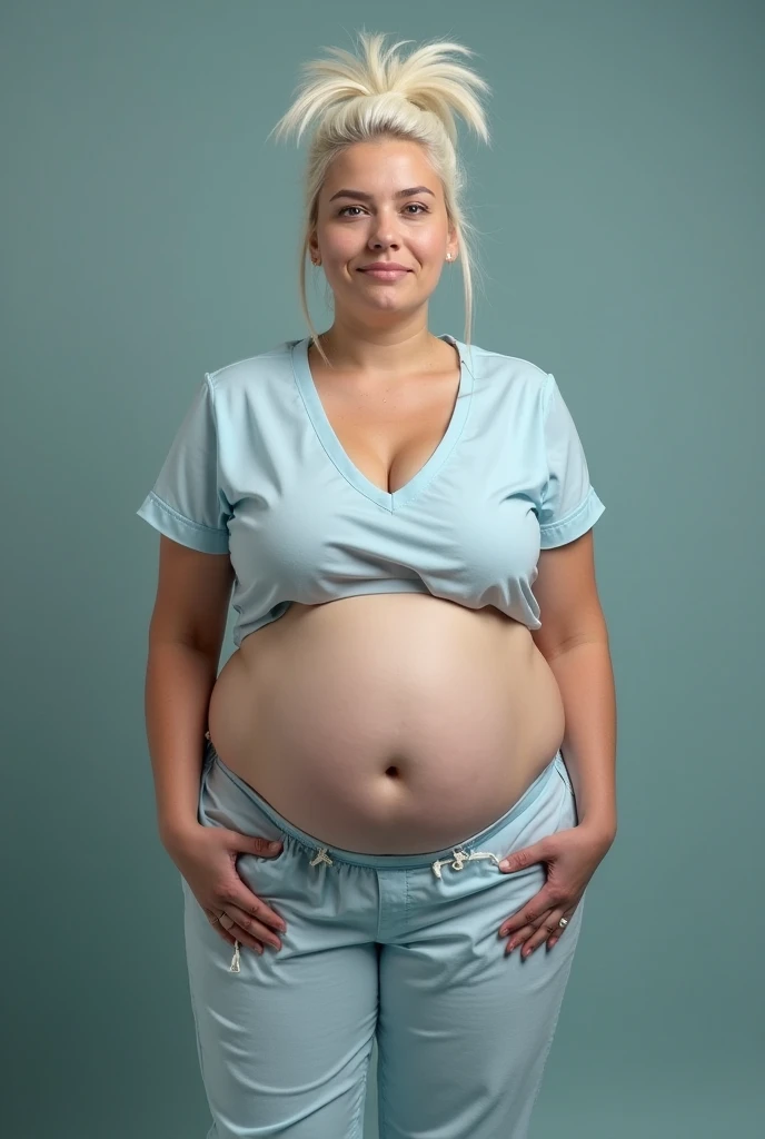 Woman with vaginal prolapse