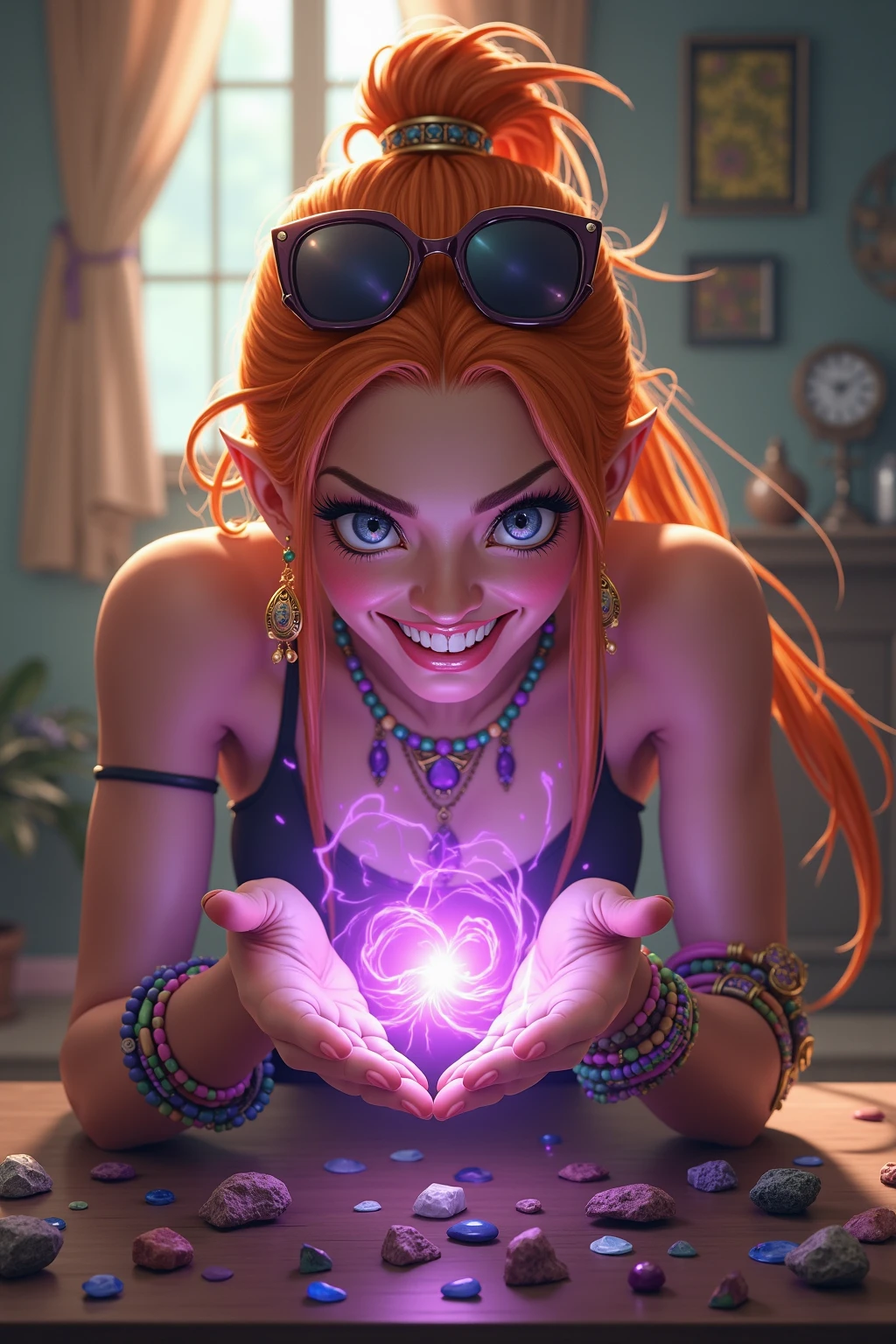 uma pintura de uma mulher loira muito atraente e um homen com um livro e um cachorro, altamente detalhada , scifi religioso, magic realism , Directed by: John Moonan, Surrealismo pop estilo de arte lowbrow, arte lowbrow, rob mcnaughton, Directed by: Dave Arredondo, Directed by: Aaron Jasinski, Surrealismo lowbrow, Surrealismo pop lowbrow, Benjamim Lacombe, gnosticismo, alta qualidade