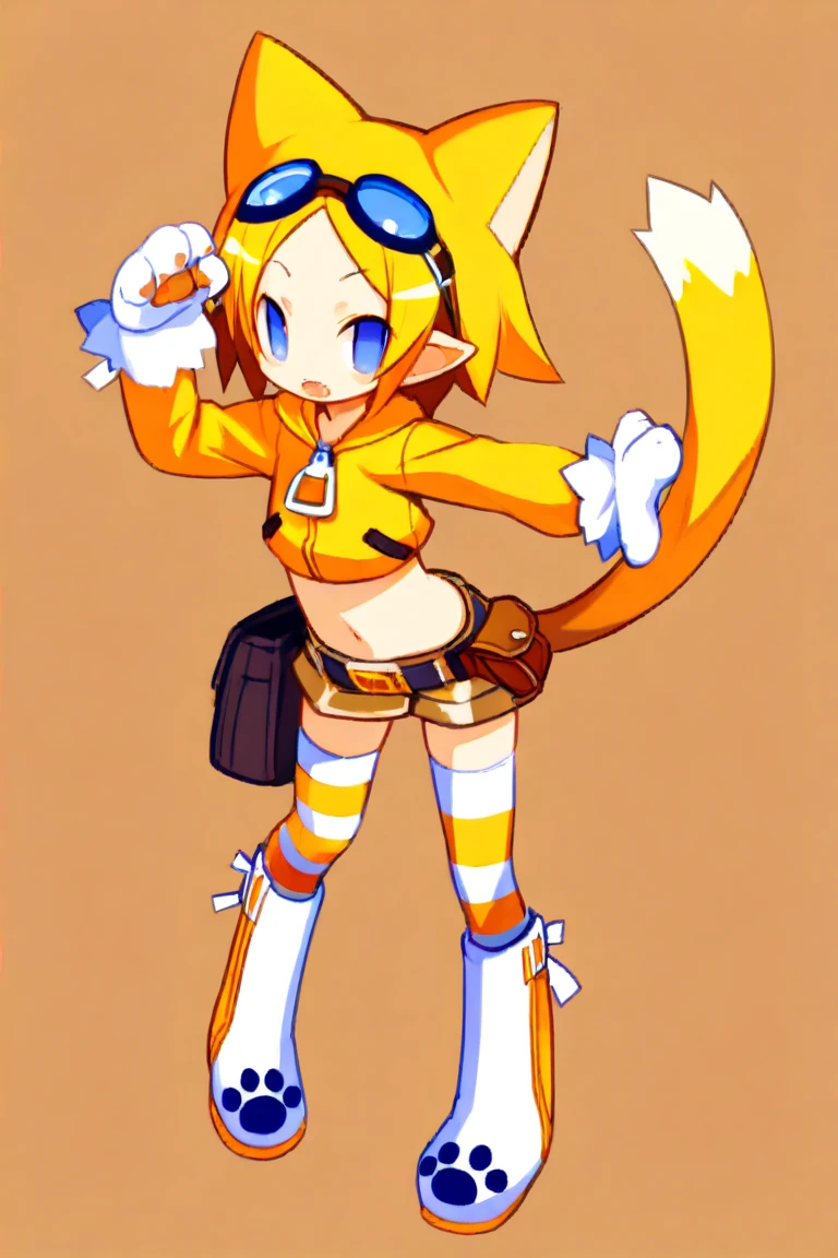 Color Dick 0n Icon, ik1, 1 girl, smile, yellow jacket, cartoon bones, SFW